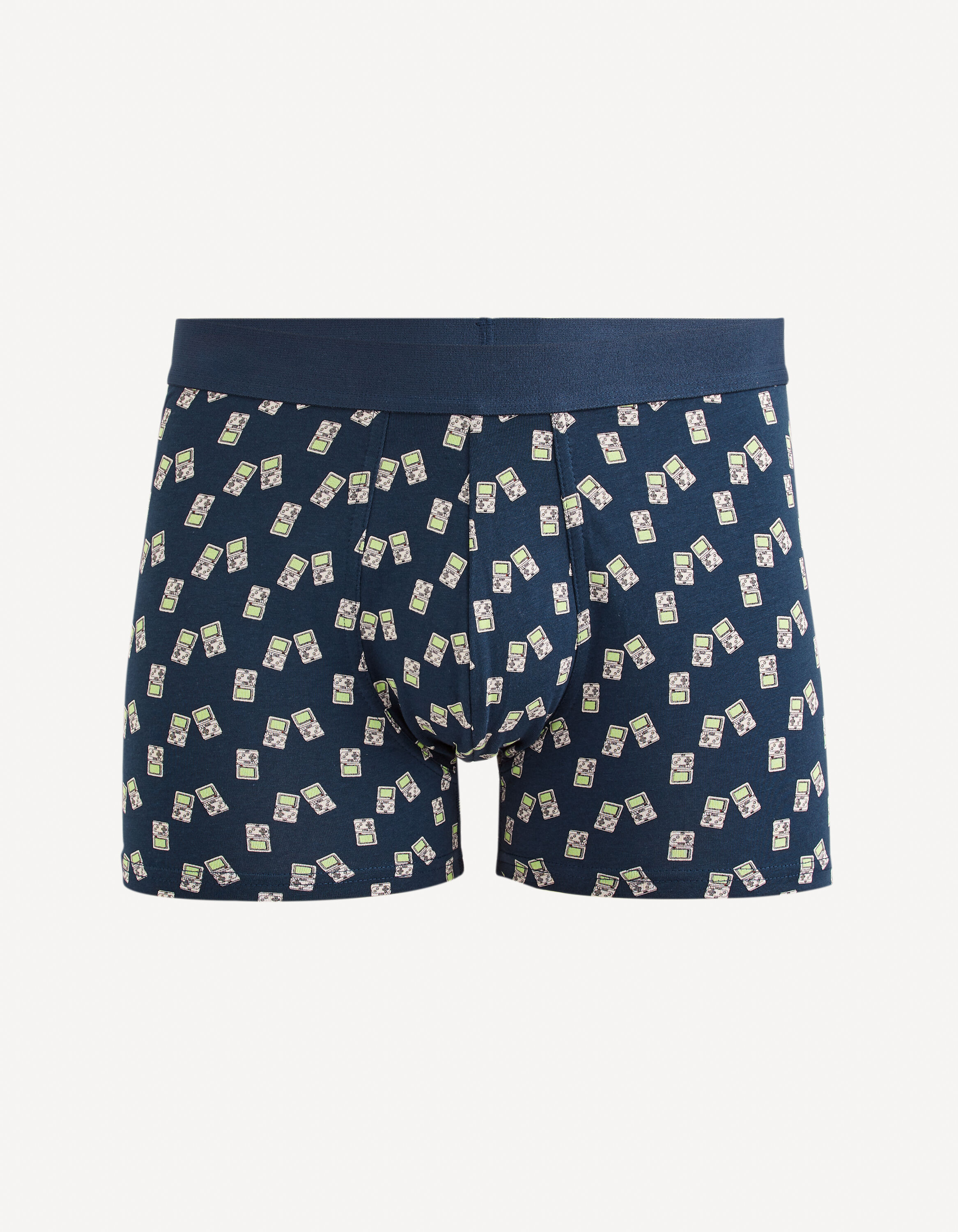 Boxer en coton stretch - marine