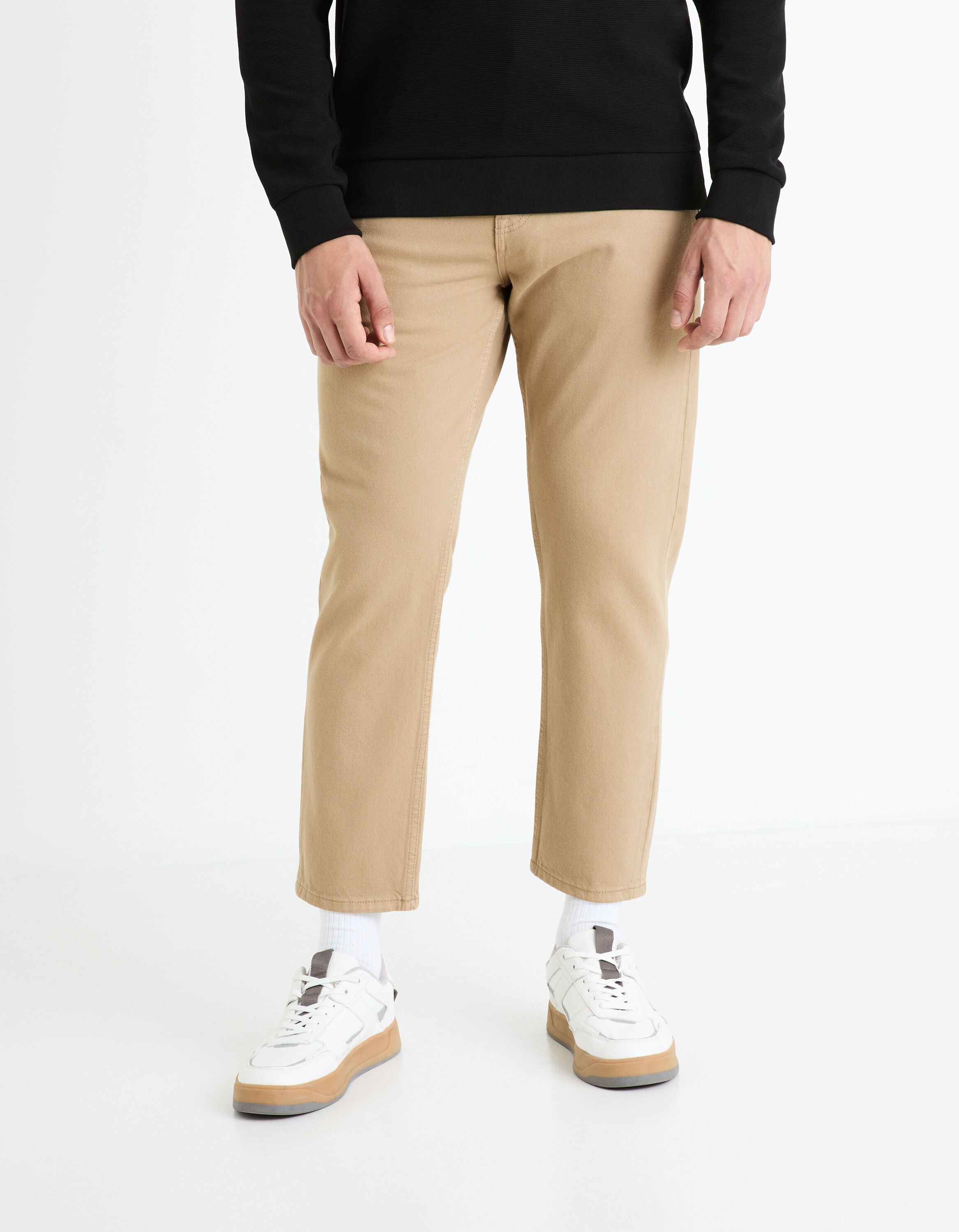 Jean relax C85 stretch - beige