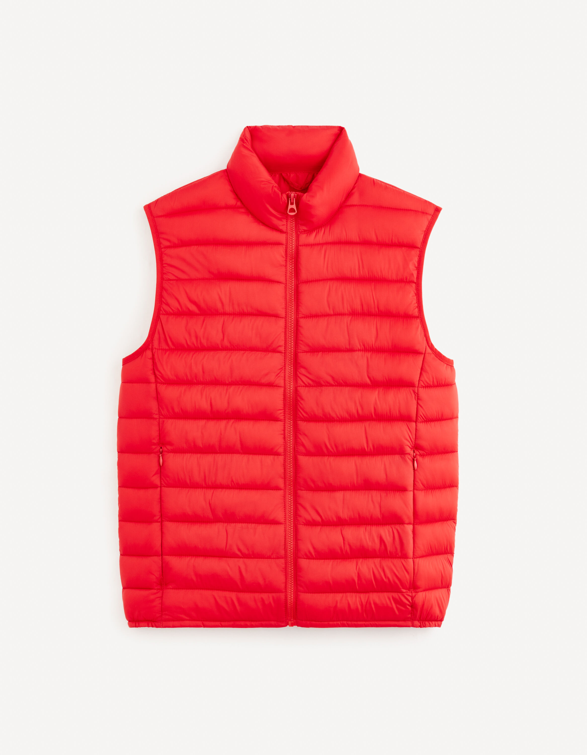 Doudoune light sans manche - rouge