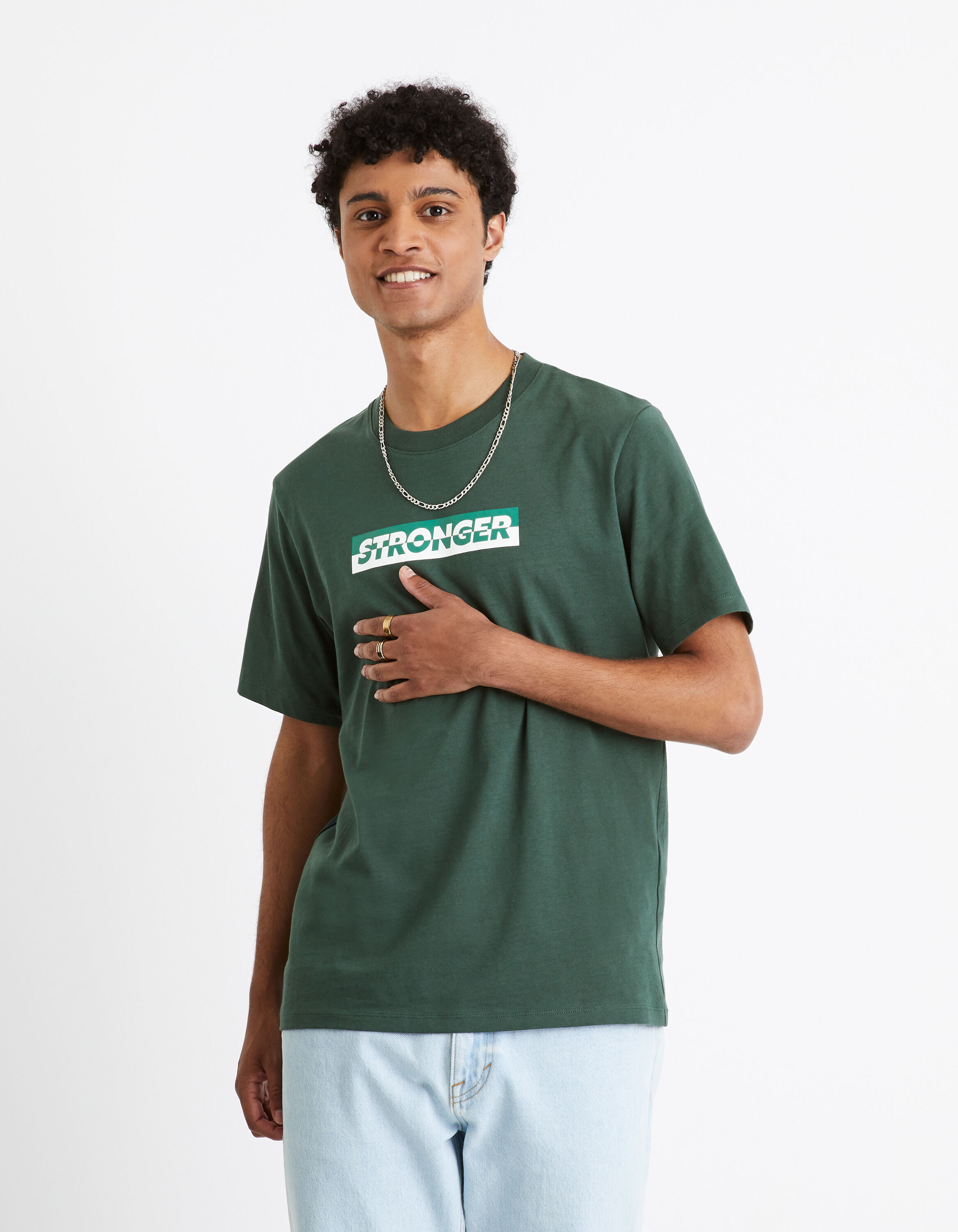 T-shirt 100% coton - vert