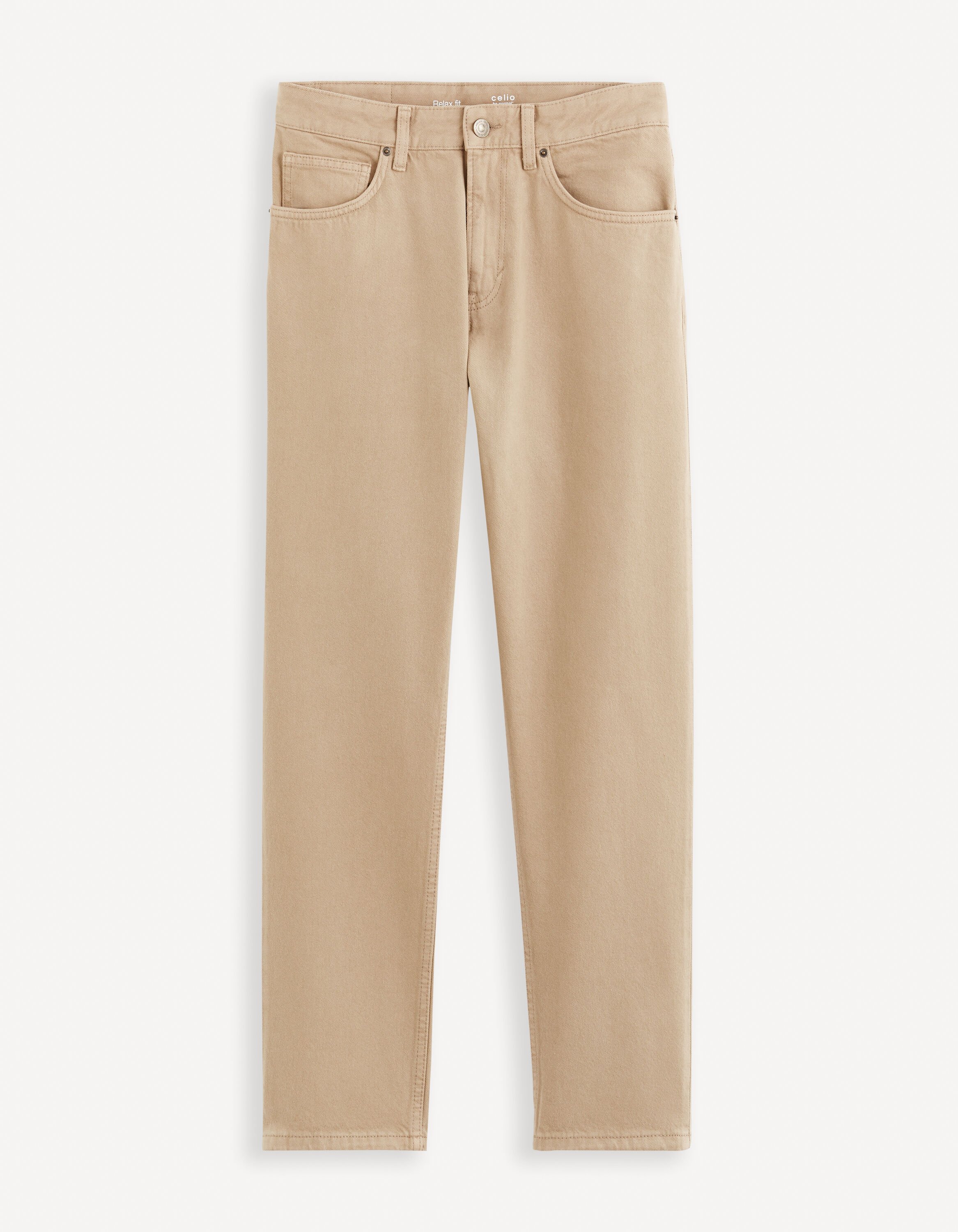 Jean relax C85 stretch - beige