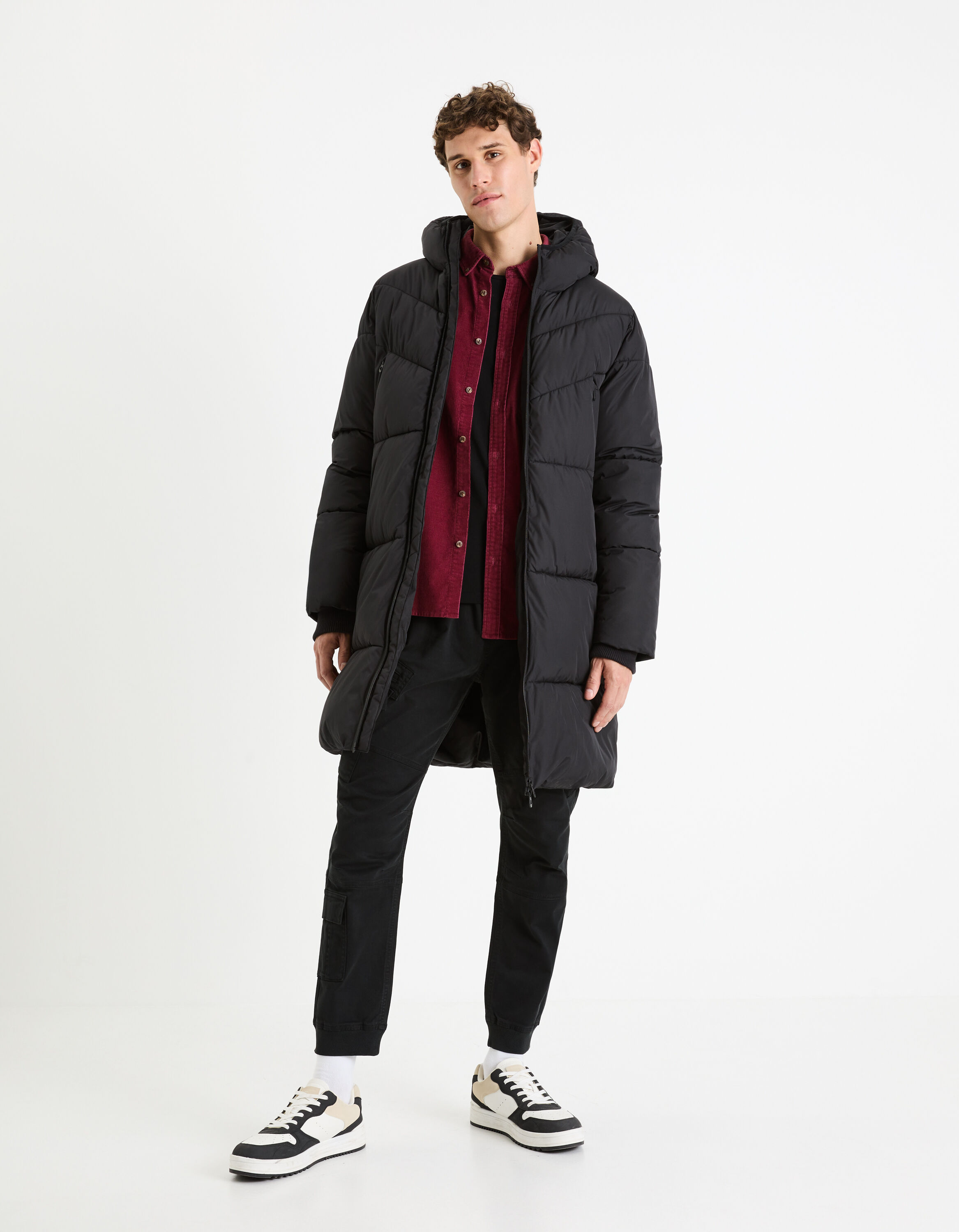 Pantalon cargo straight - noir