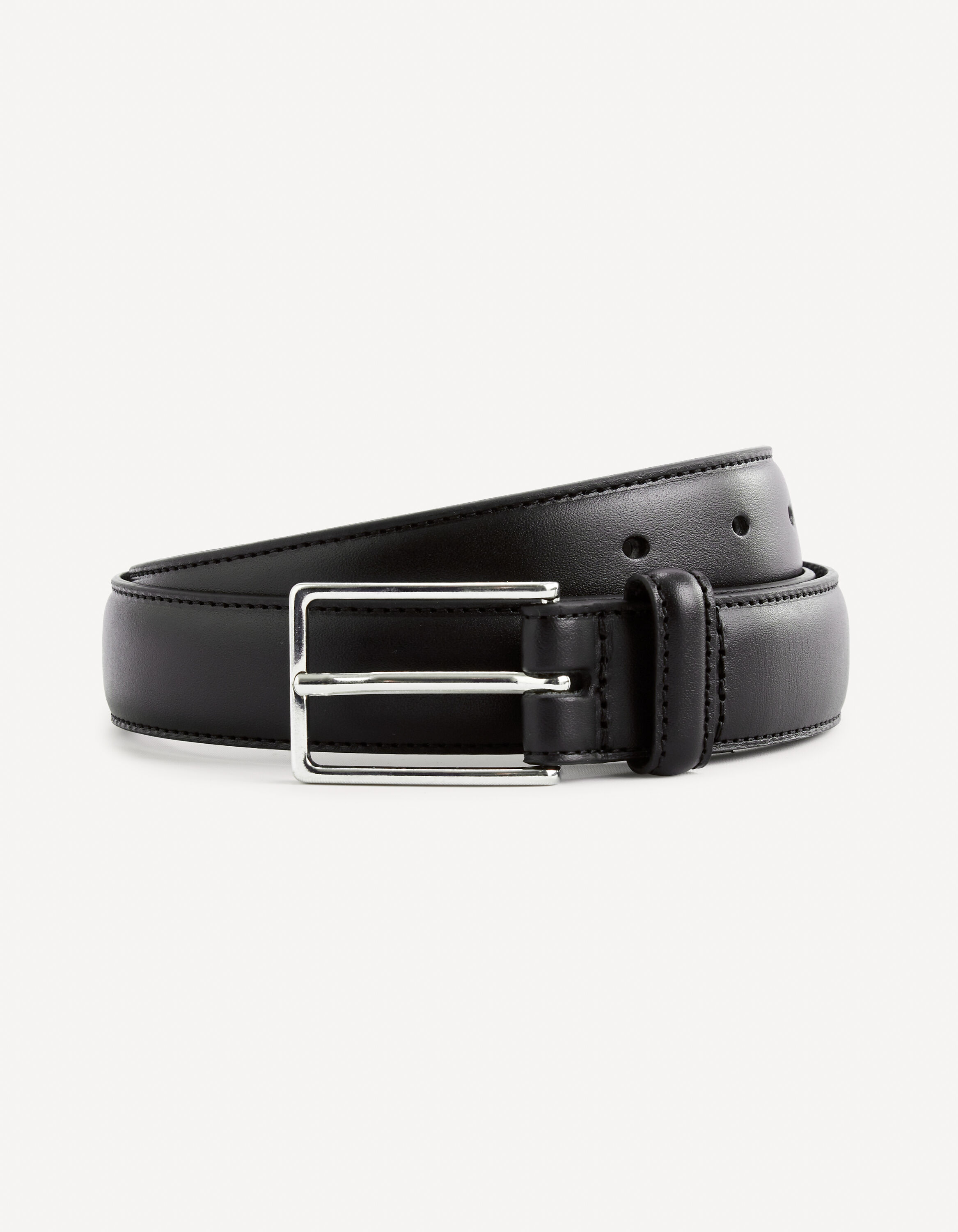 Ceinture 100% cuir - noir
