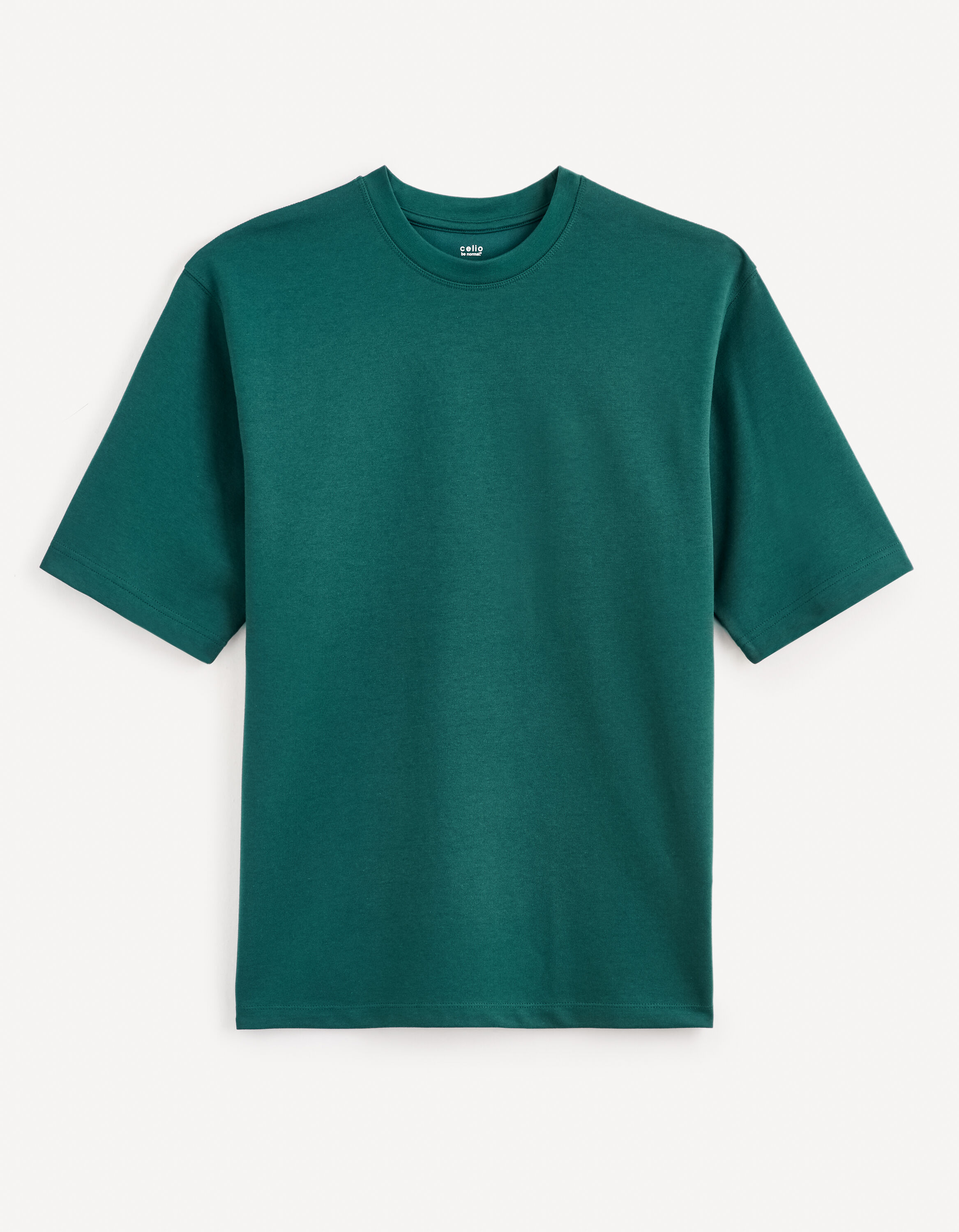 T-shirt col rond - vert