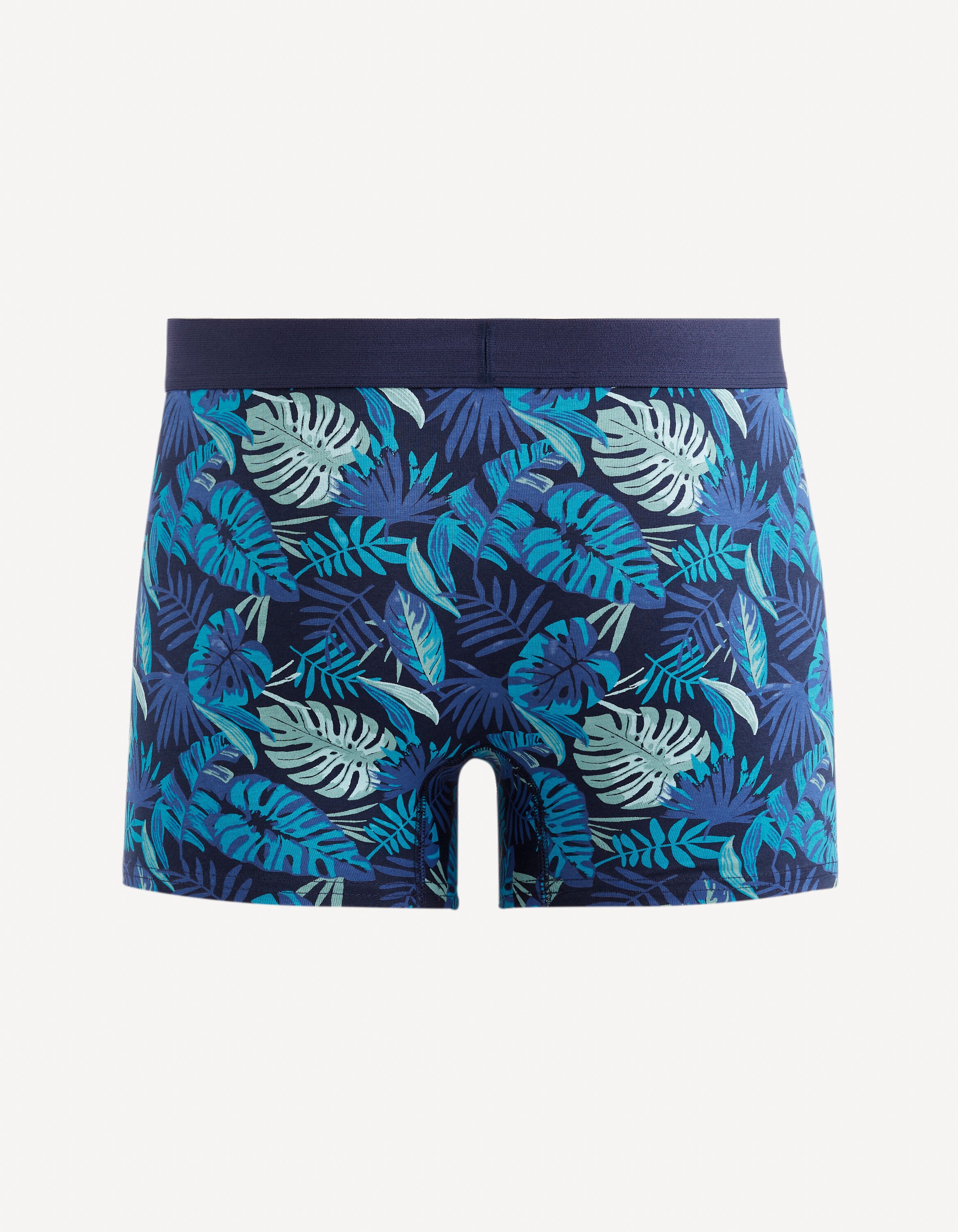 Boxer en coton stretch - marine