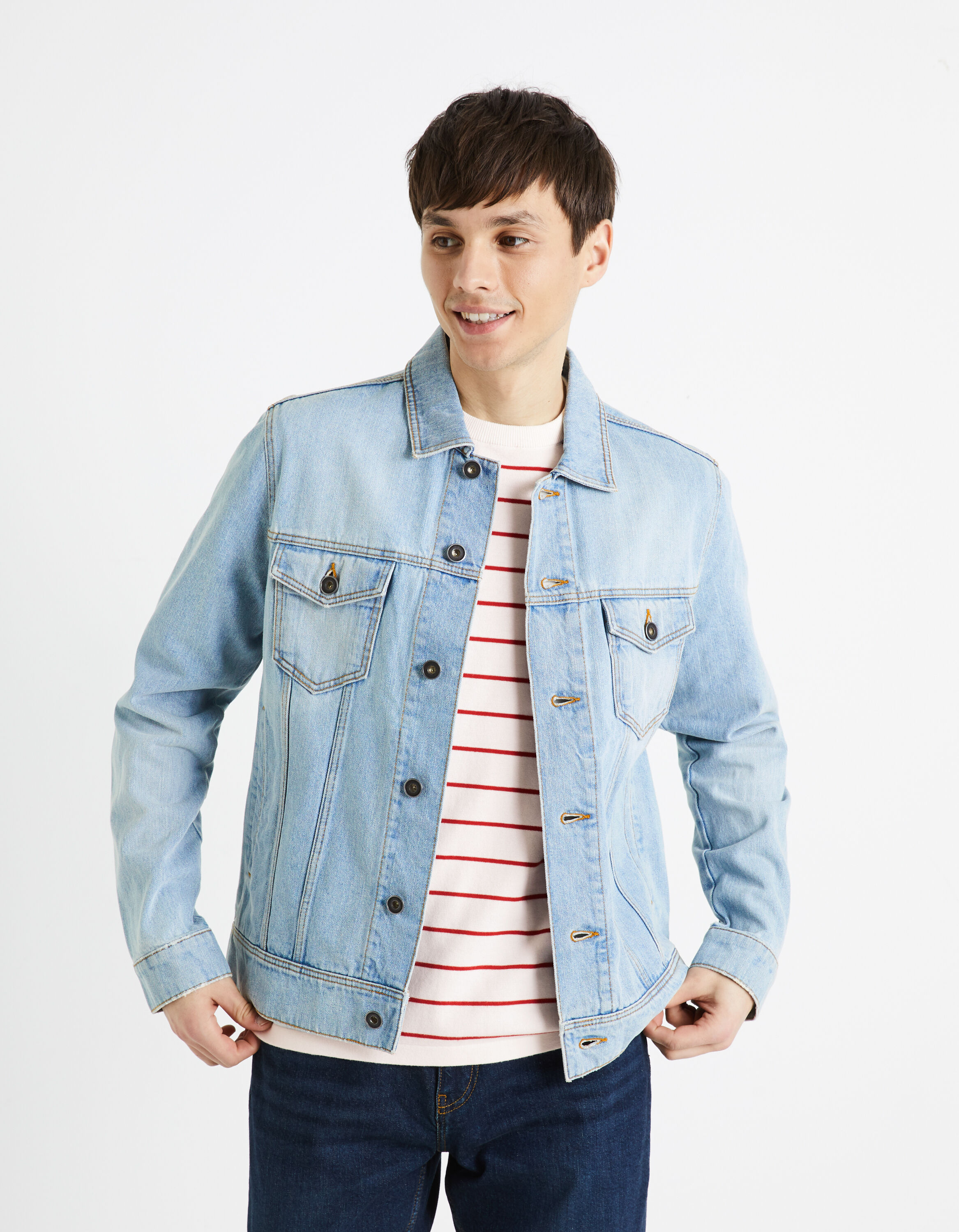 Veste en jean - bleu