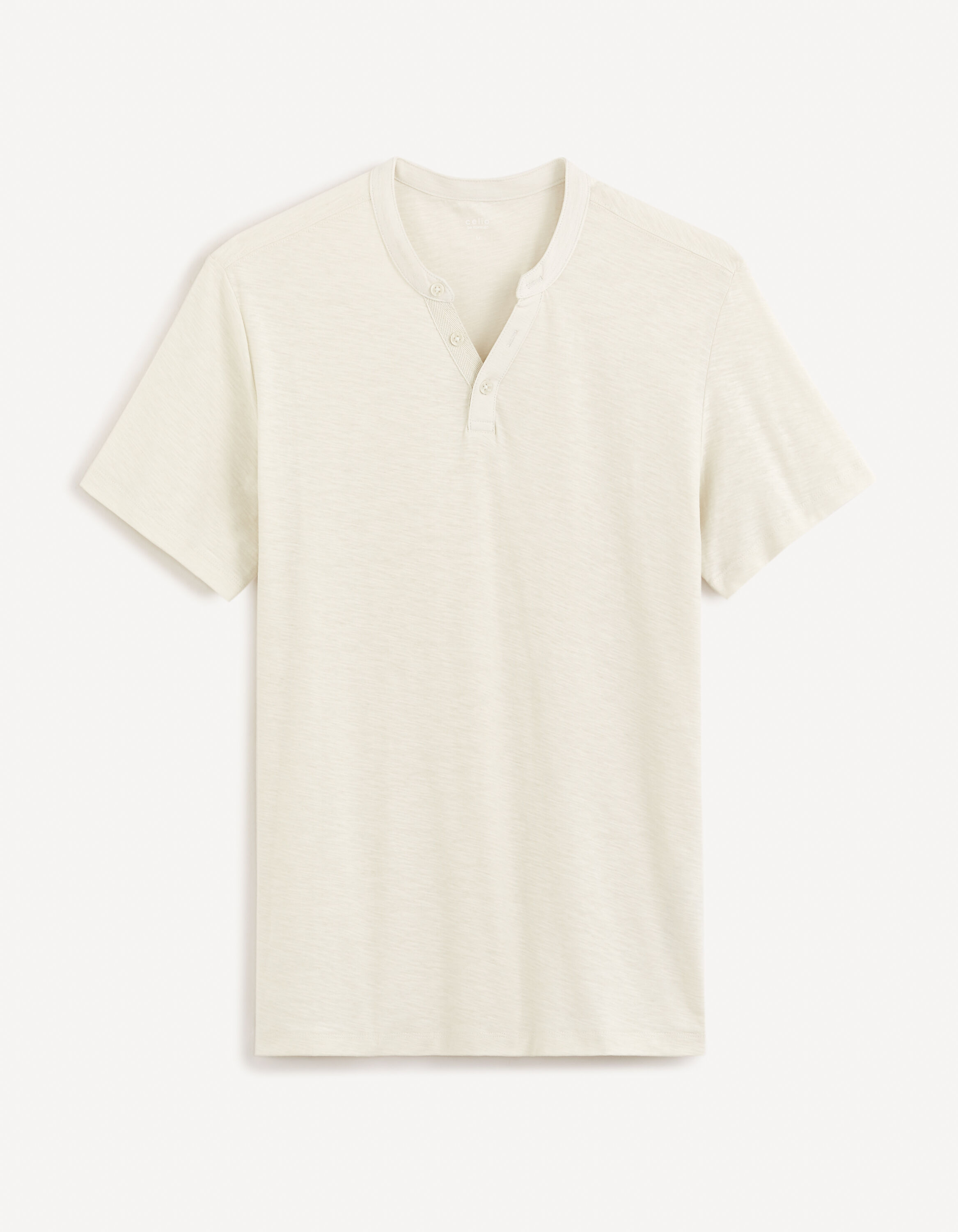 T-shirt col rond 100% coton - gris