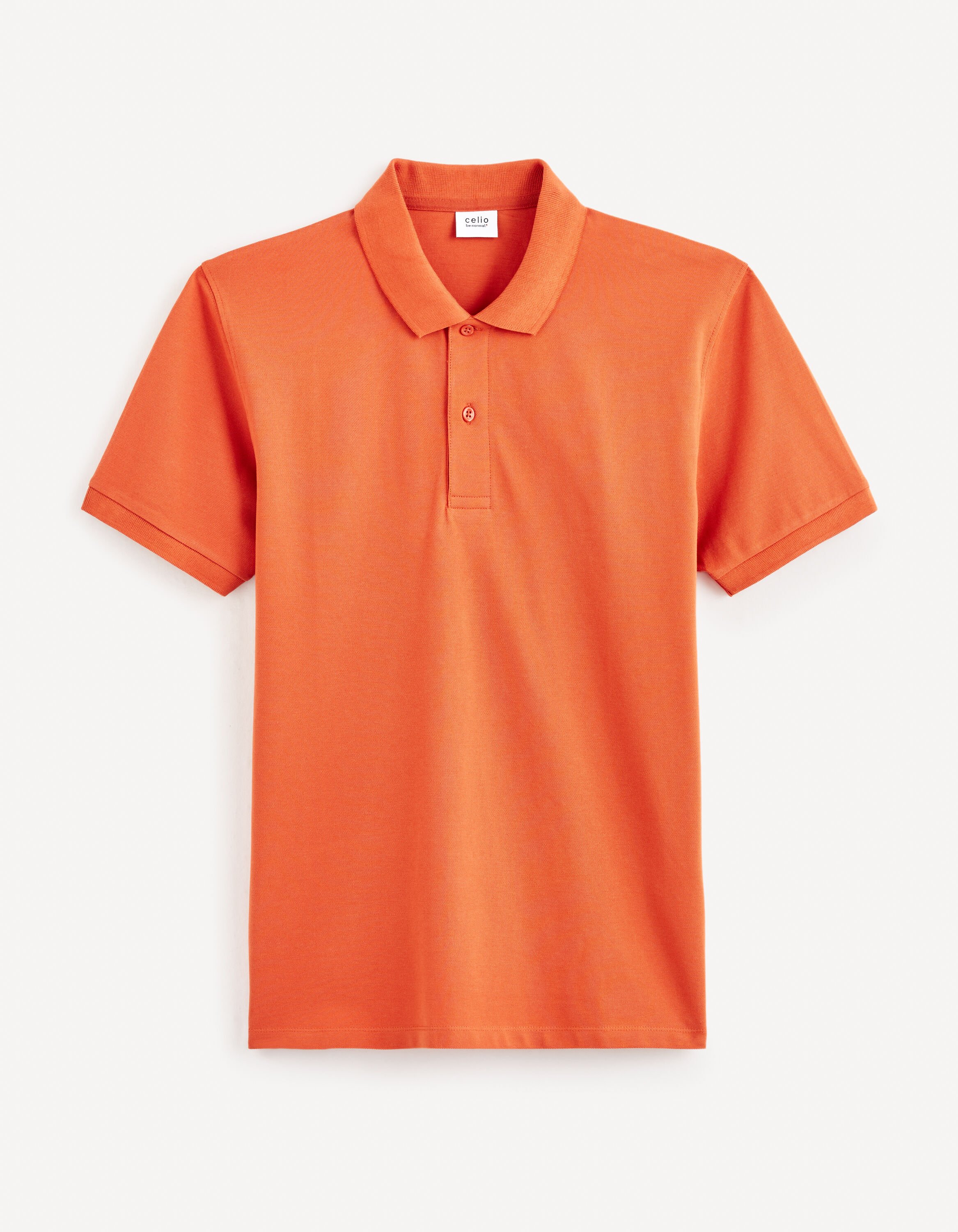 Polo piqu&eacute; 100% coton - orange