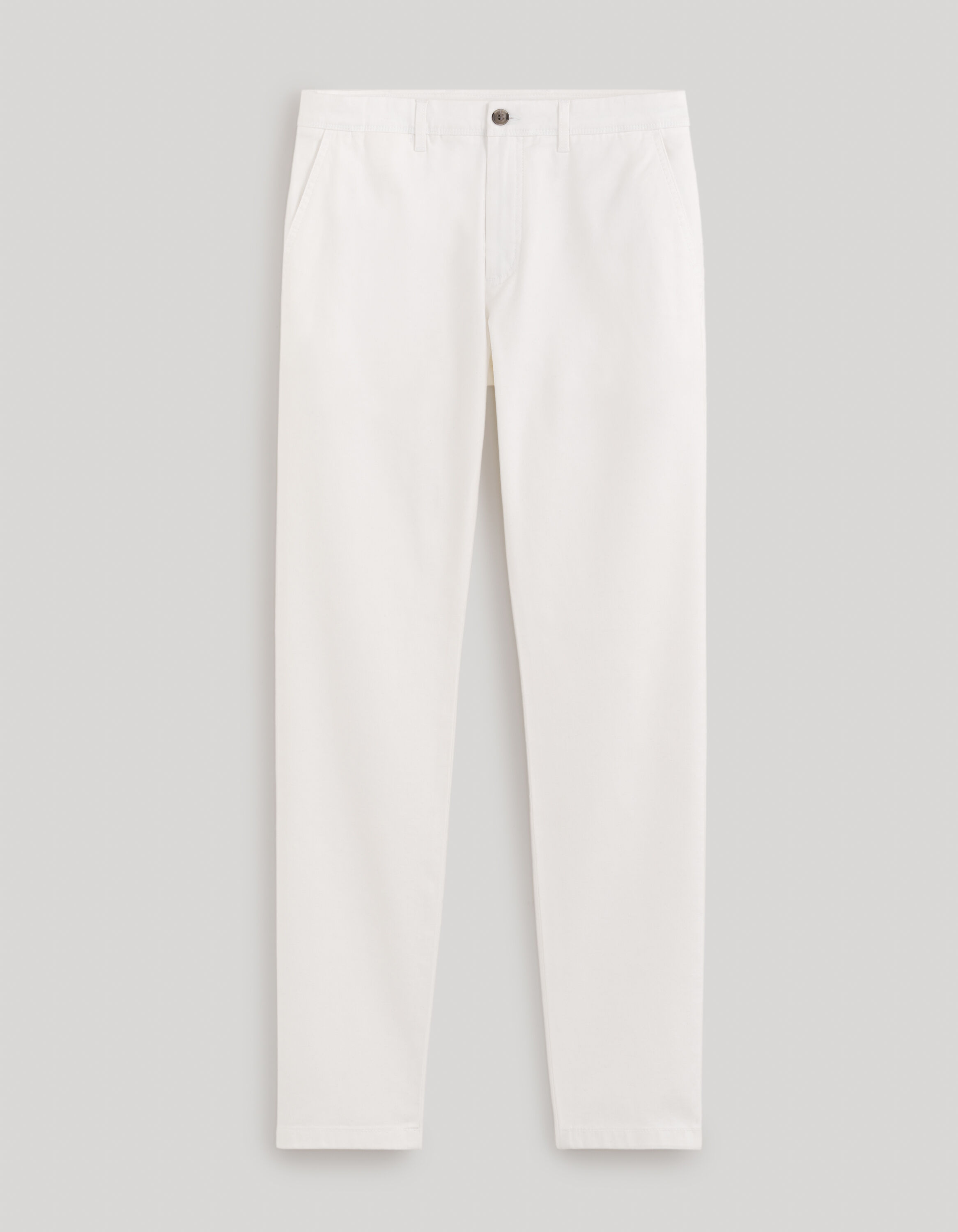 Pantalon chino slim - blanc