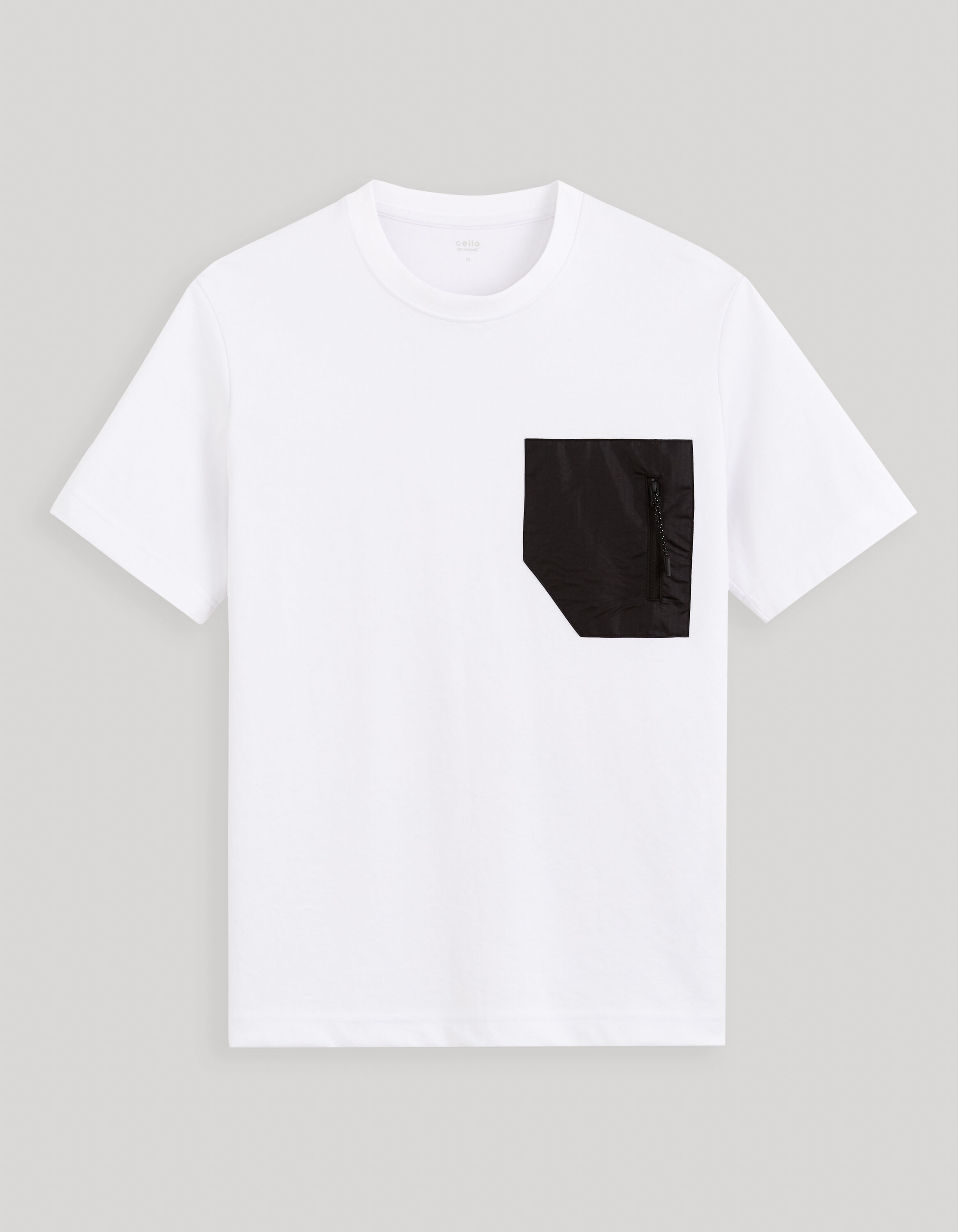 T-shirt col rond - blanc
