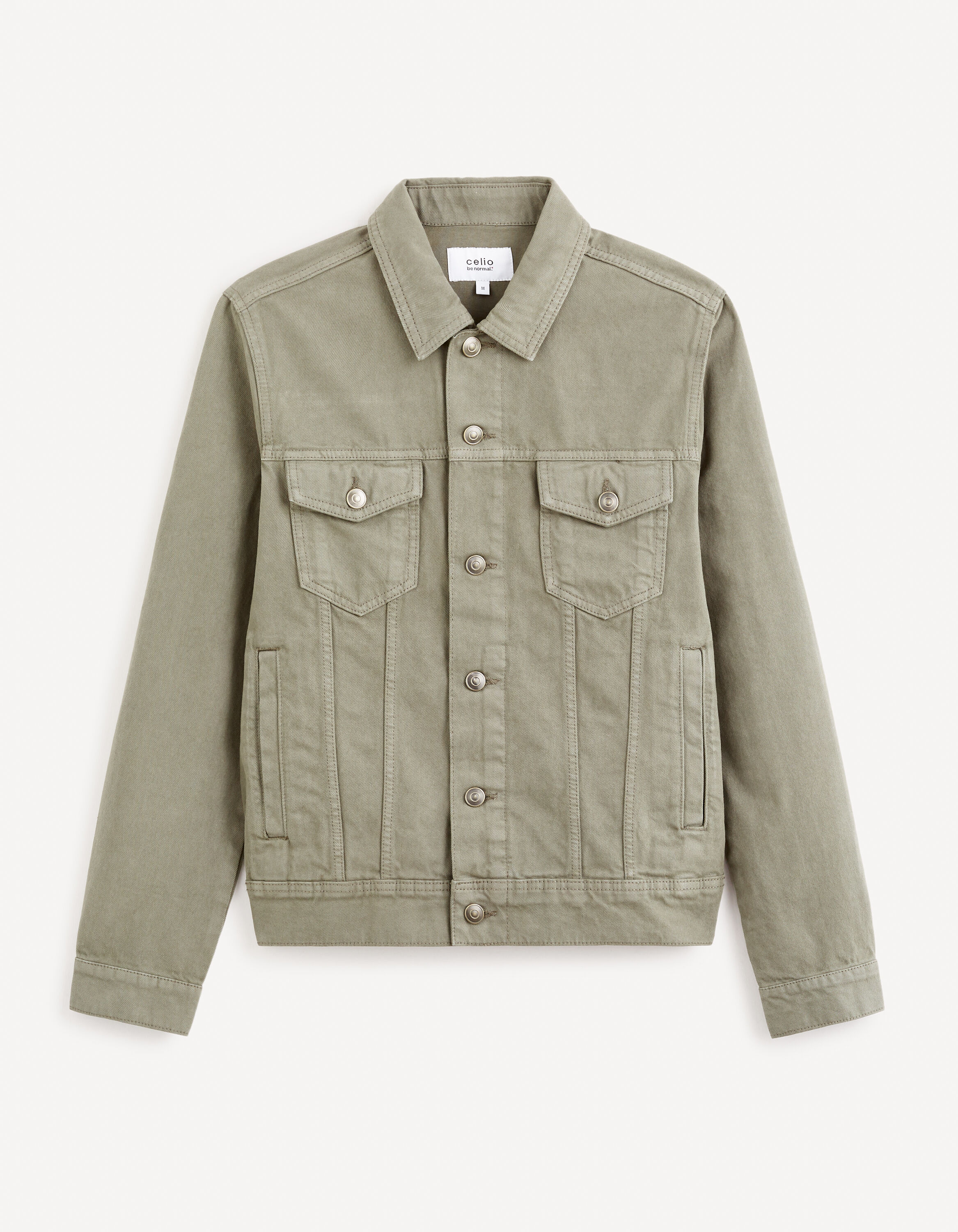 Veste en jean - kaki