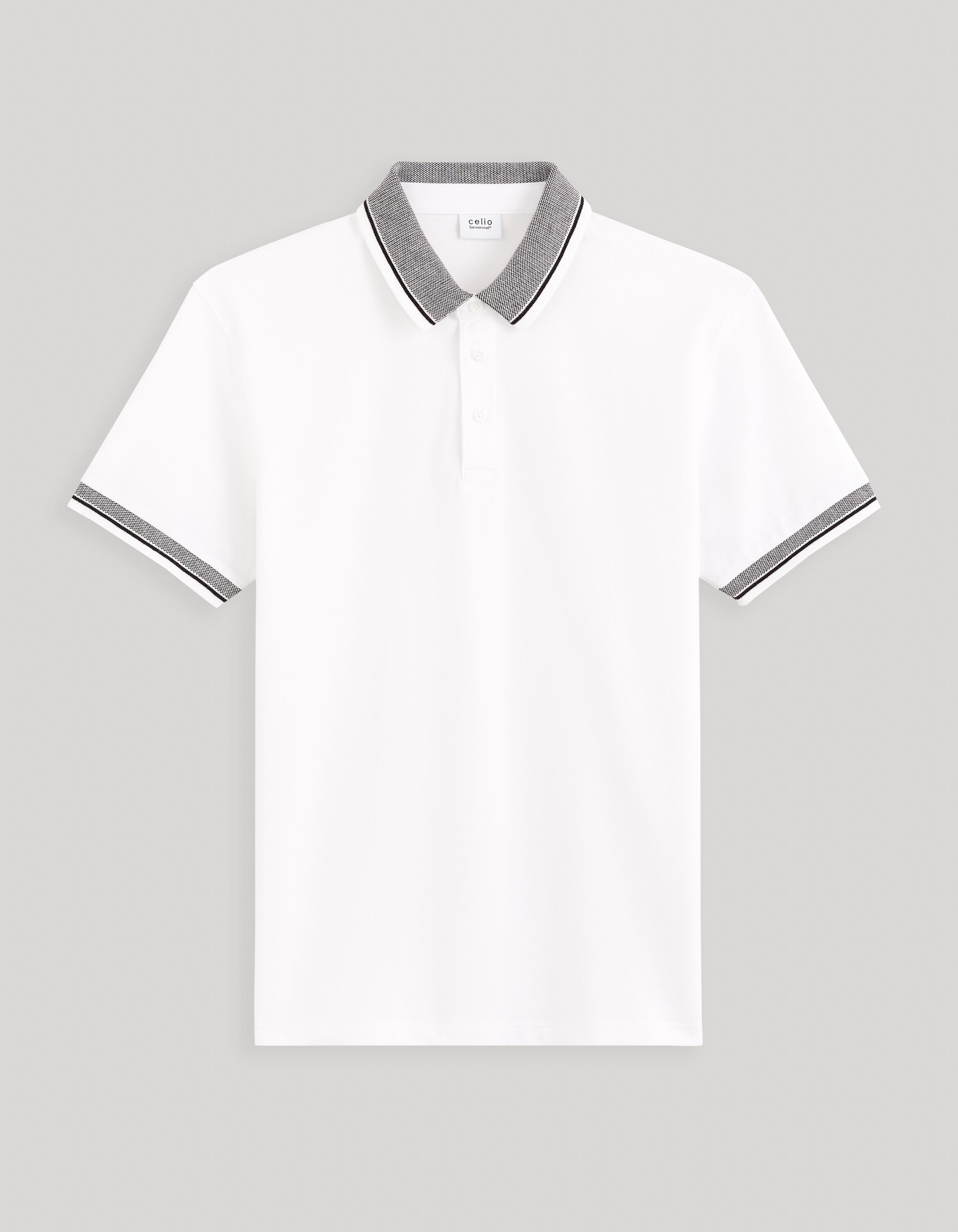 Polo piqu&eacute; - blanc
