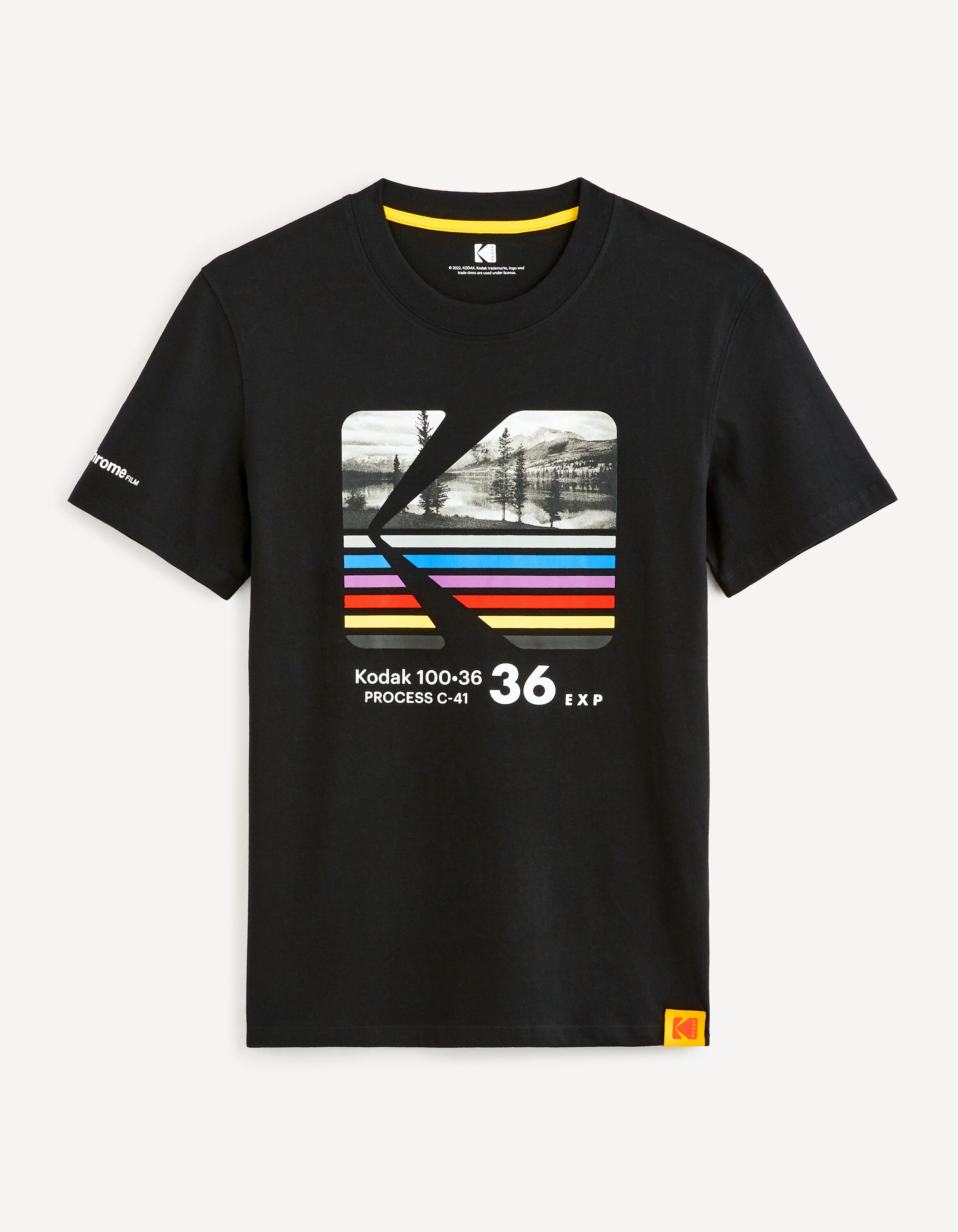 Kodak - T-shirt noir