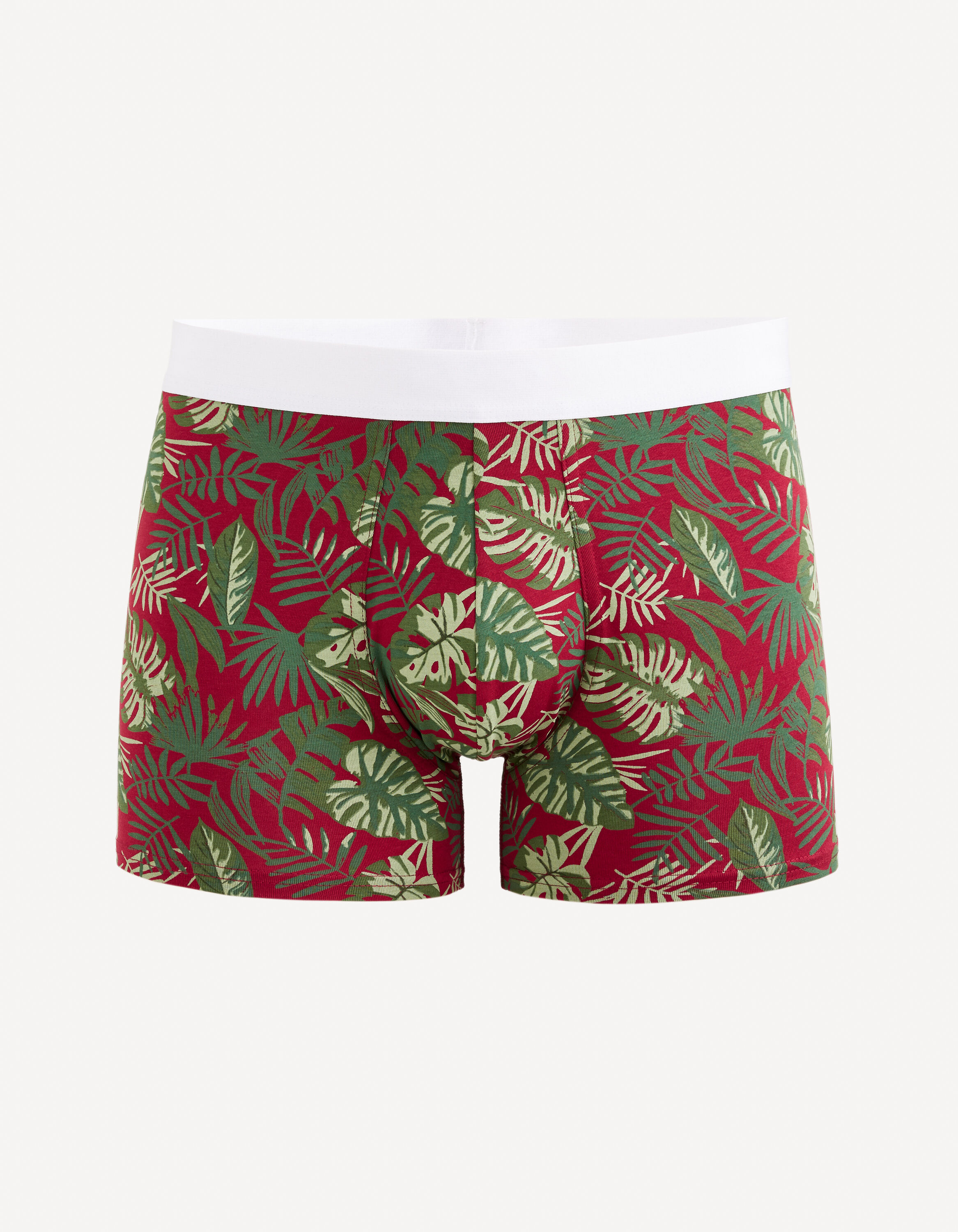 Boxer en coton stretch - bordeaux