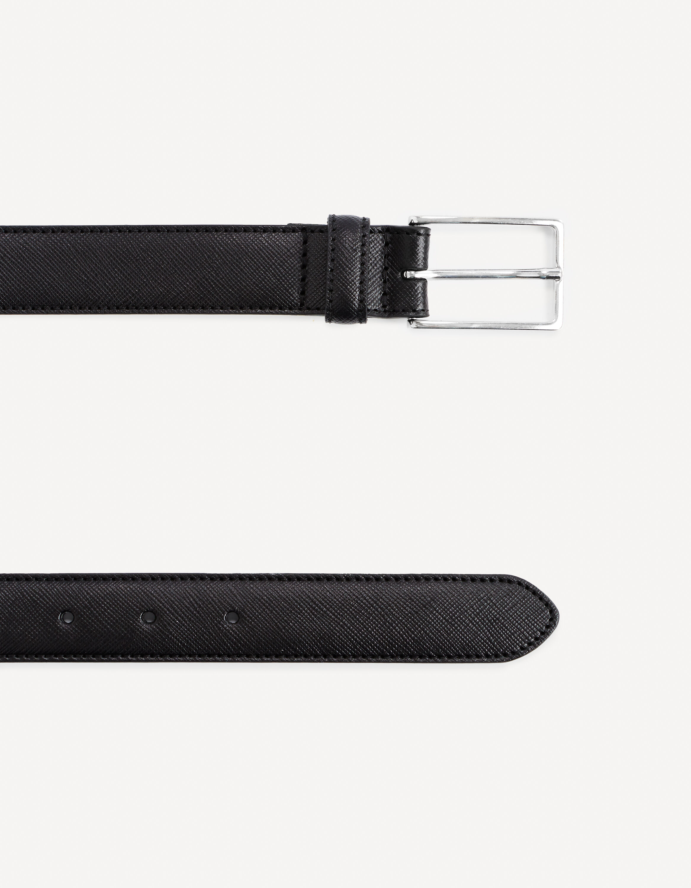 Ceinture 100% cuir - noir