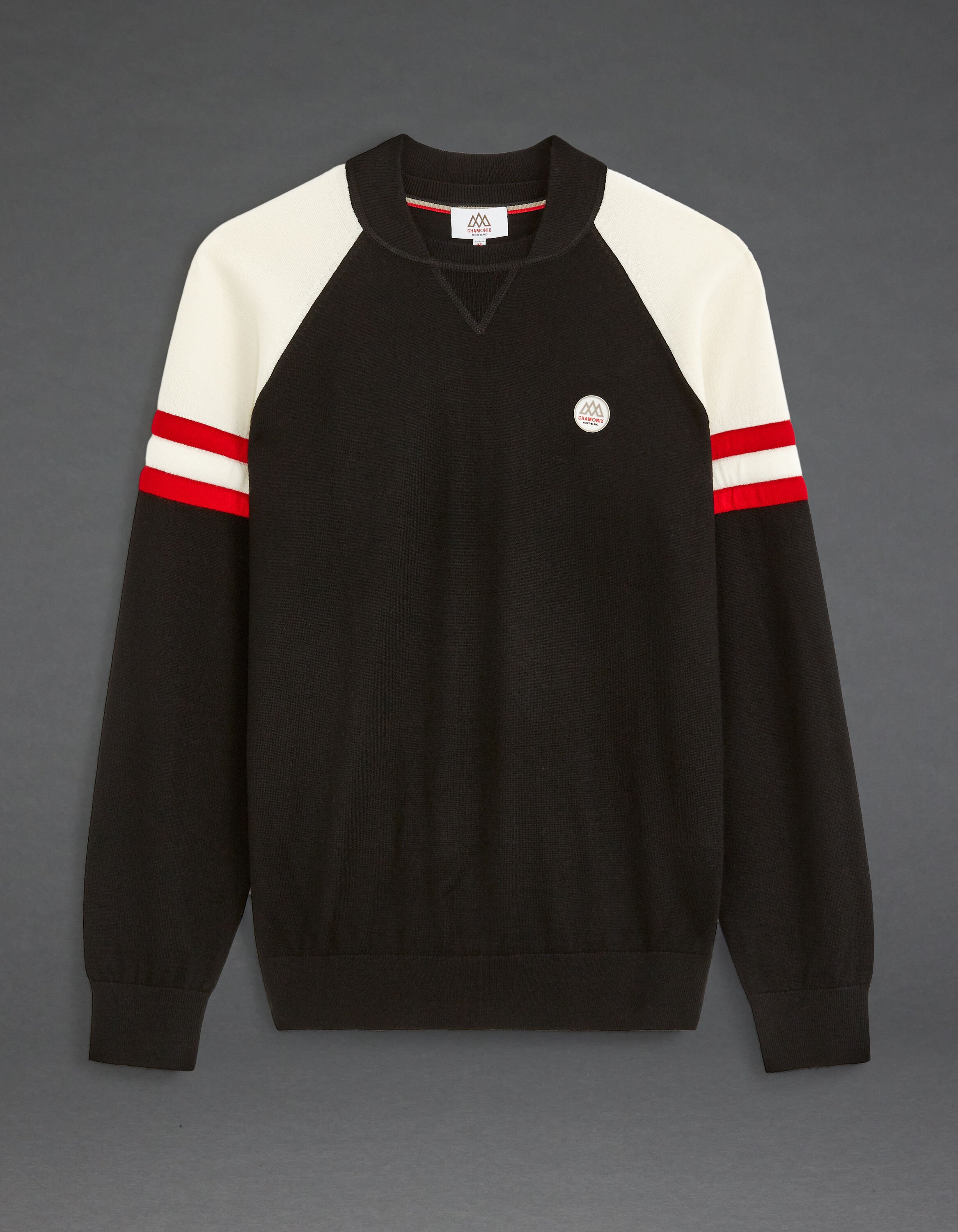 Chamonix-Mont-Blanc - Pull en laine m&eacute;rinos