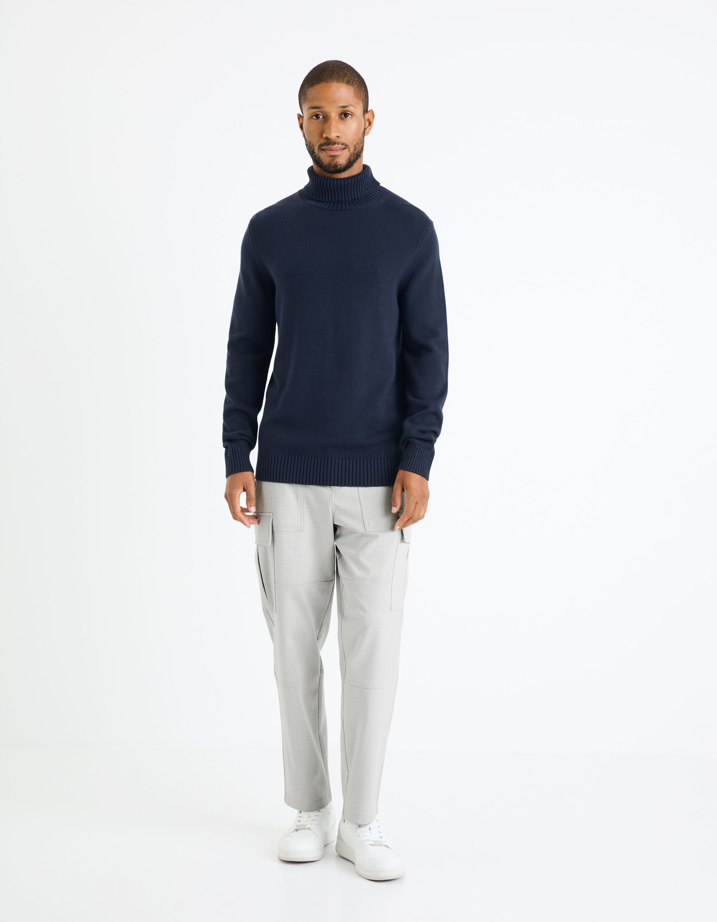 Pantalon cargo - gris