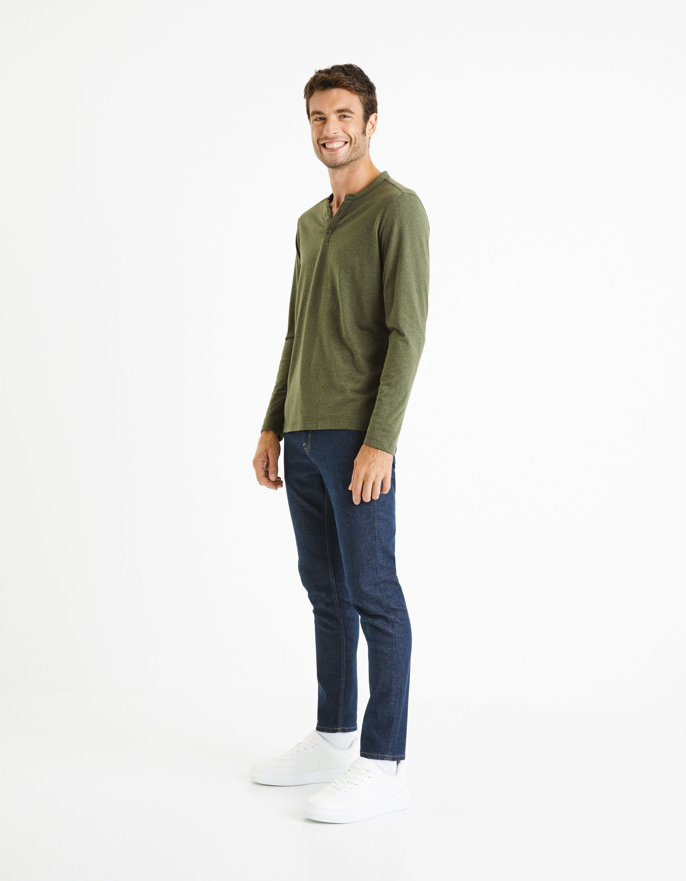 T-shirt manches longues - kaki