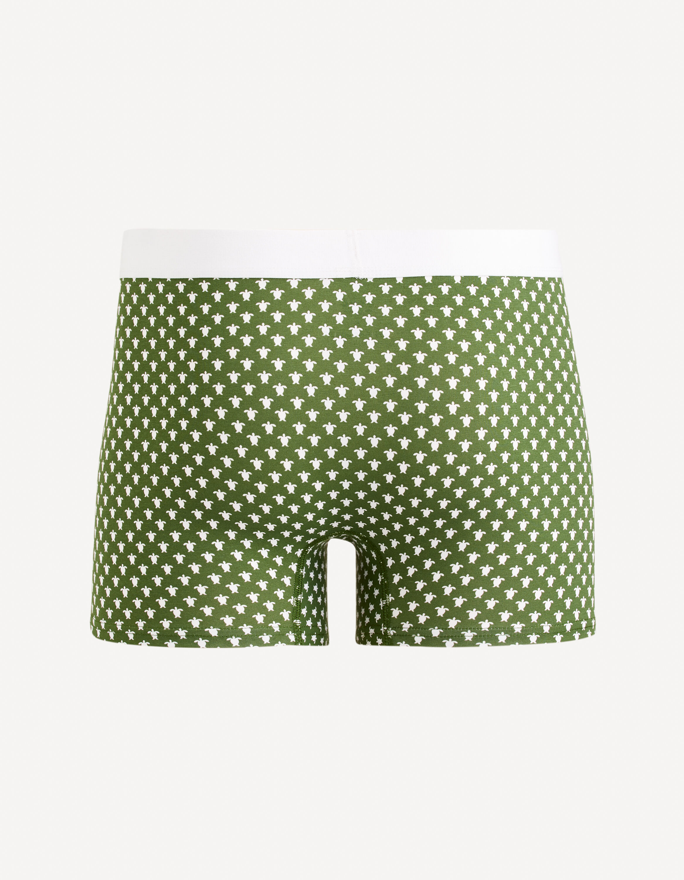 Boxer en coton stretch - vert