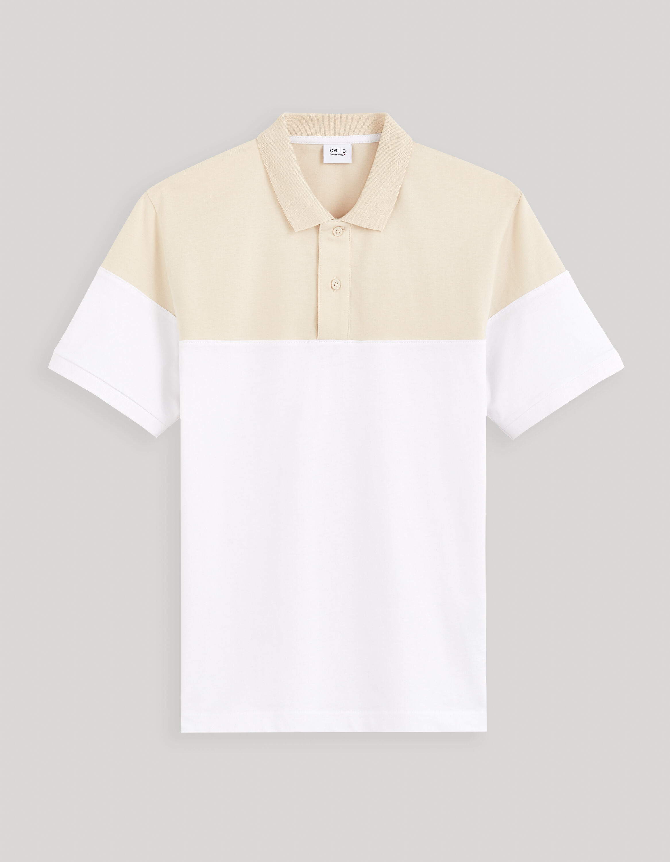 Polo 100% coton - beige