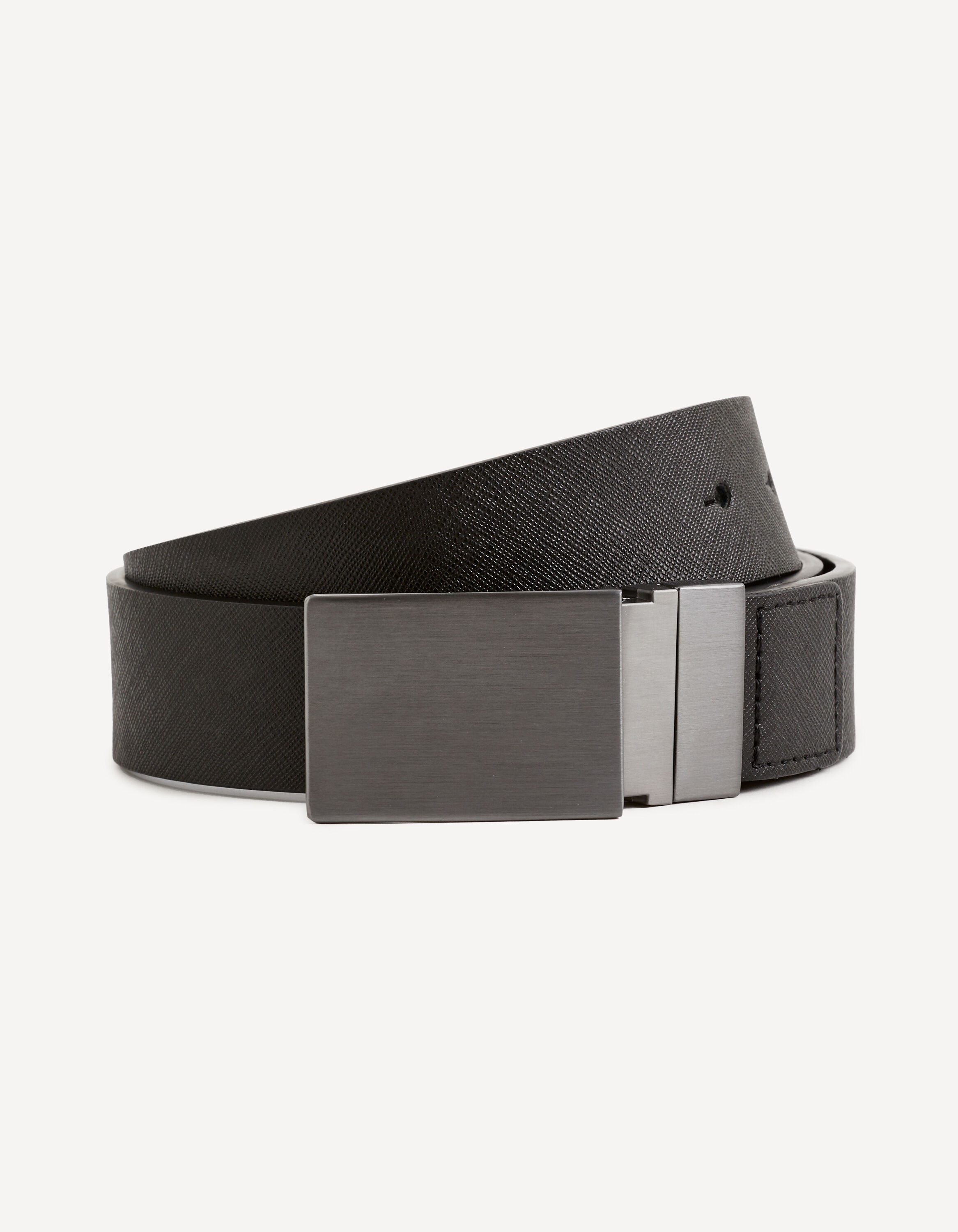Ceinture 100% cuir - noir