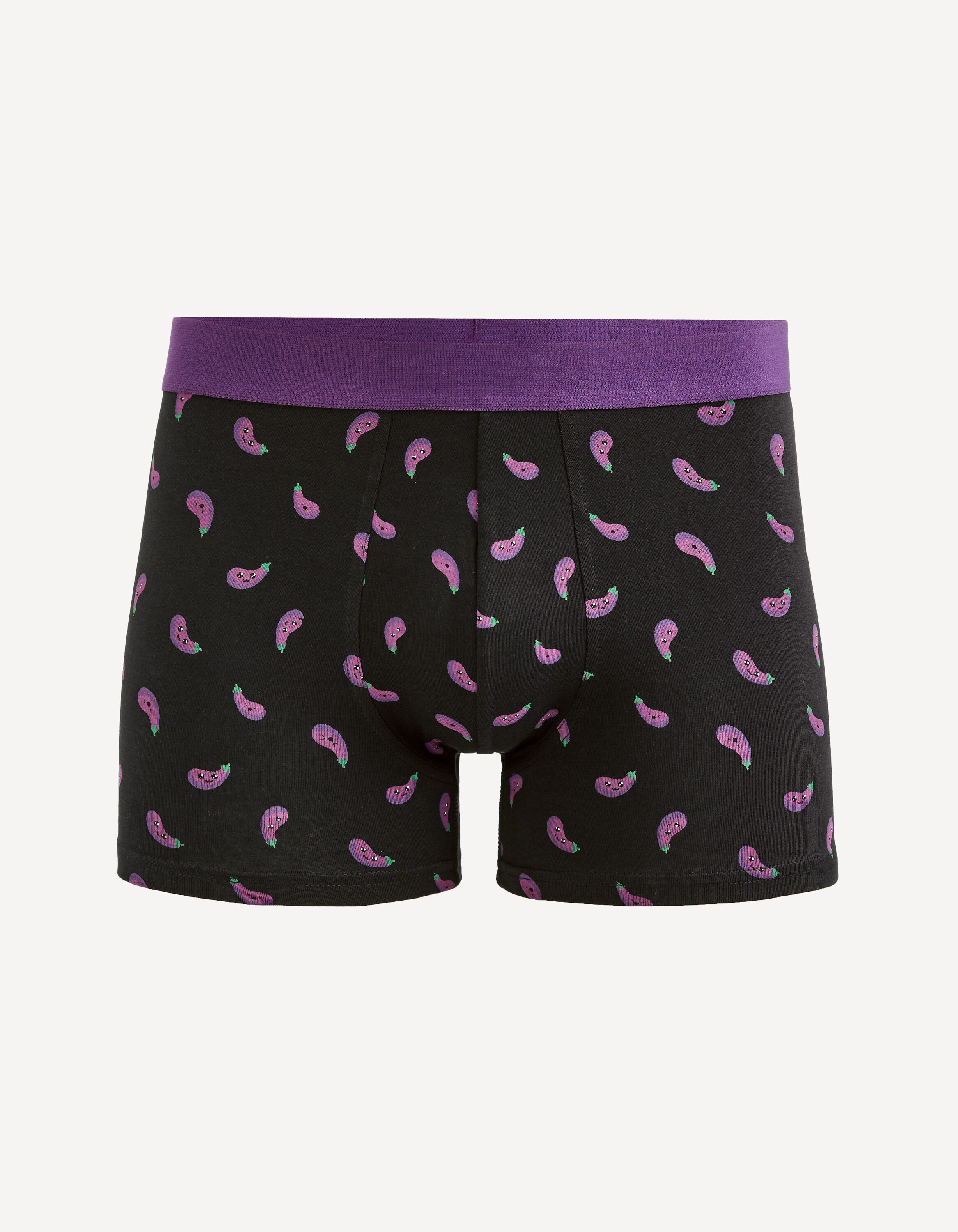 Boxer en coton stretch - noir