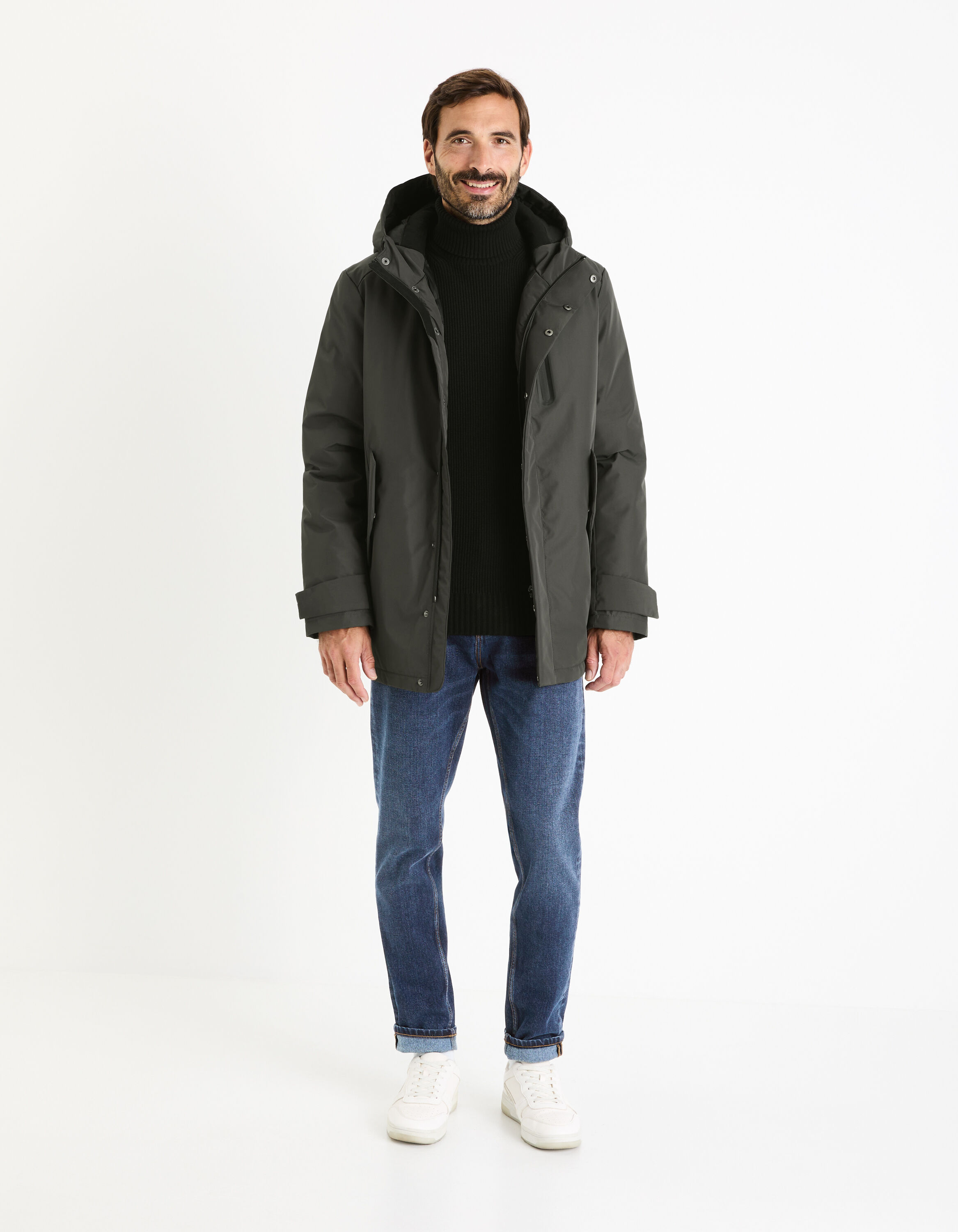 Parka THERMOLITE&reg; &agrave; capuche - vert
