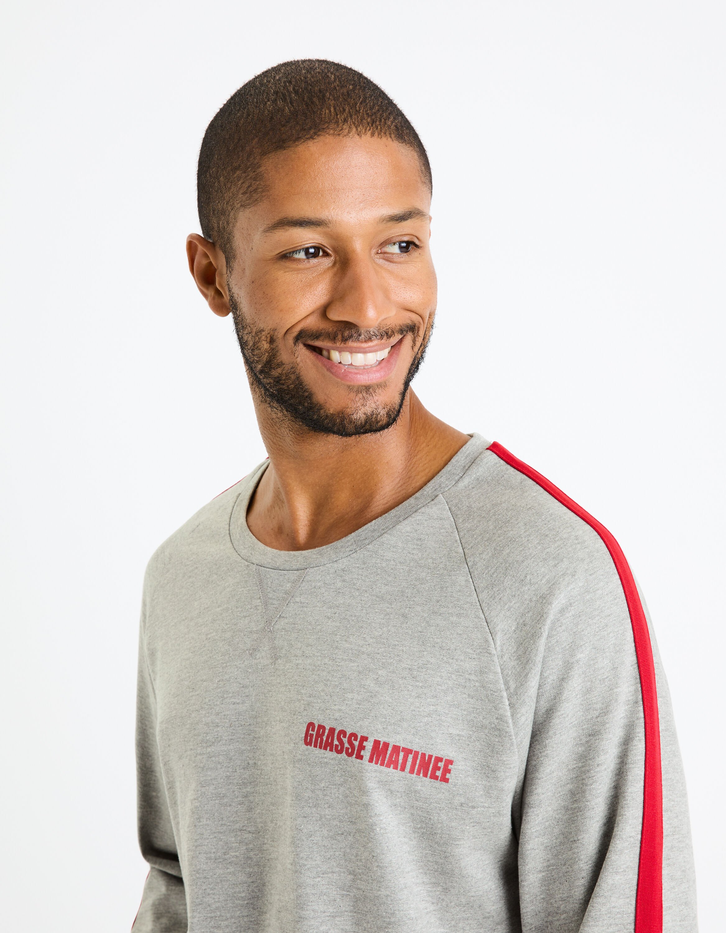 Pyjama grasse matin&eacute;e - gris chin&eacute;