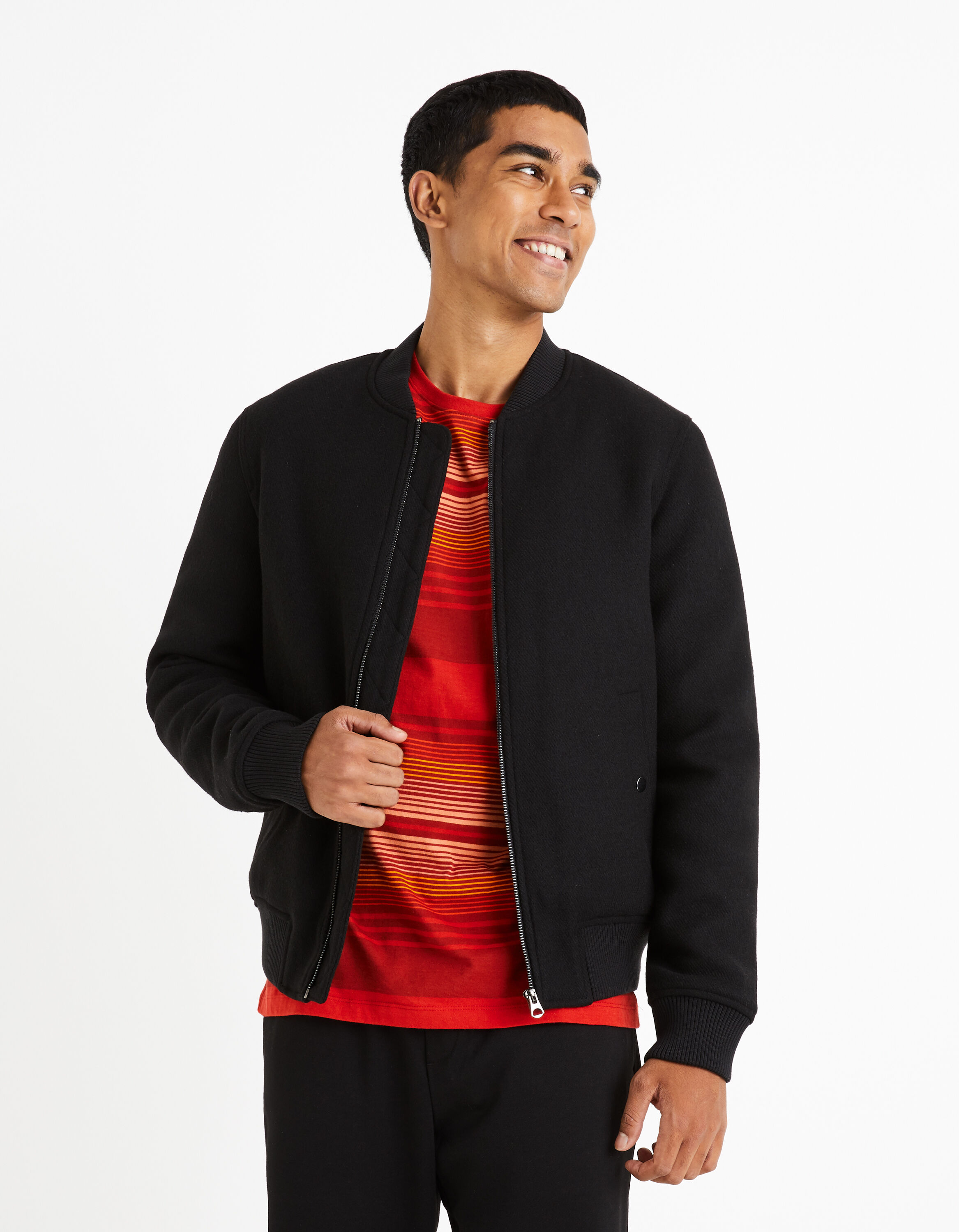 Blouson bomber - noir