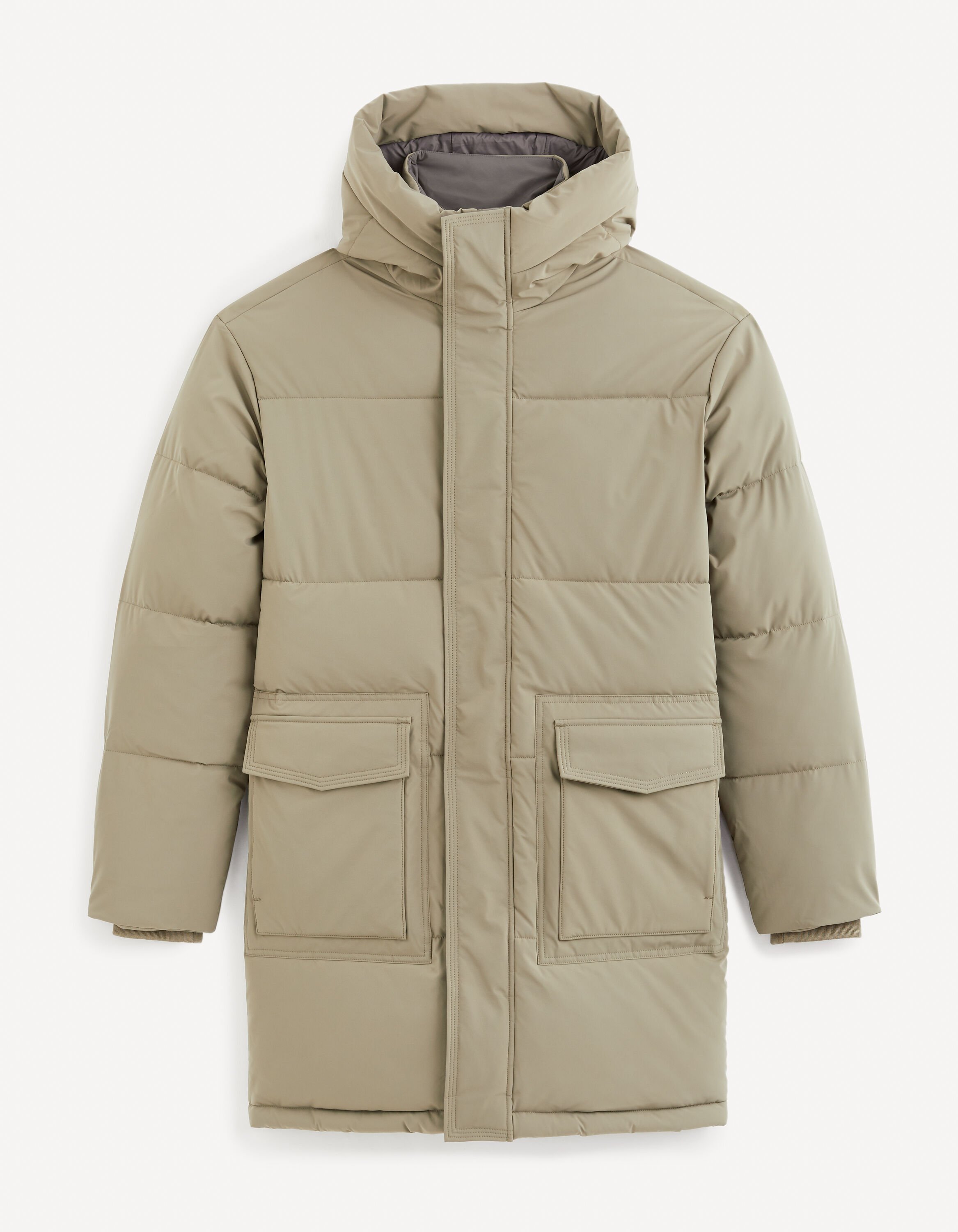 Parka grand froid &agrave; capuche - sand