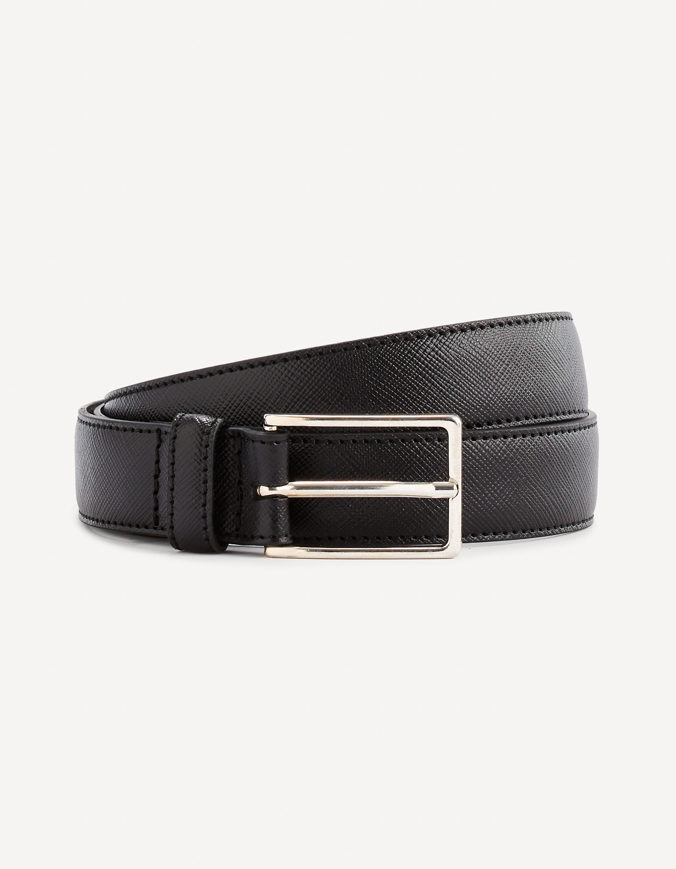Ceinture 100% cuir - noir