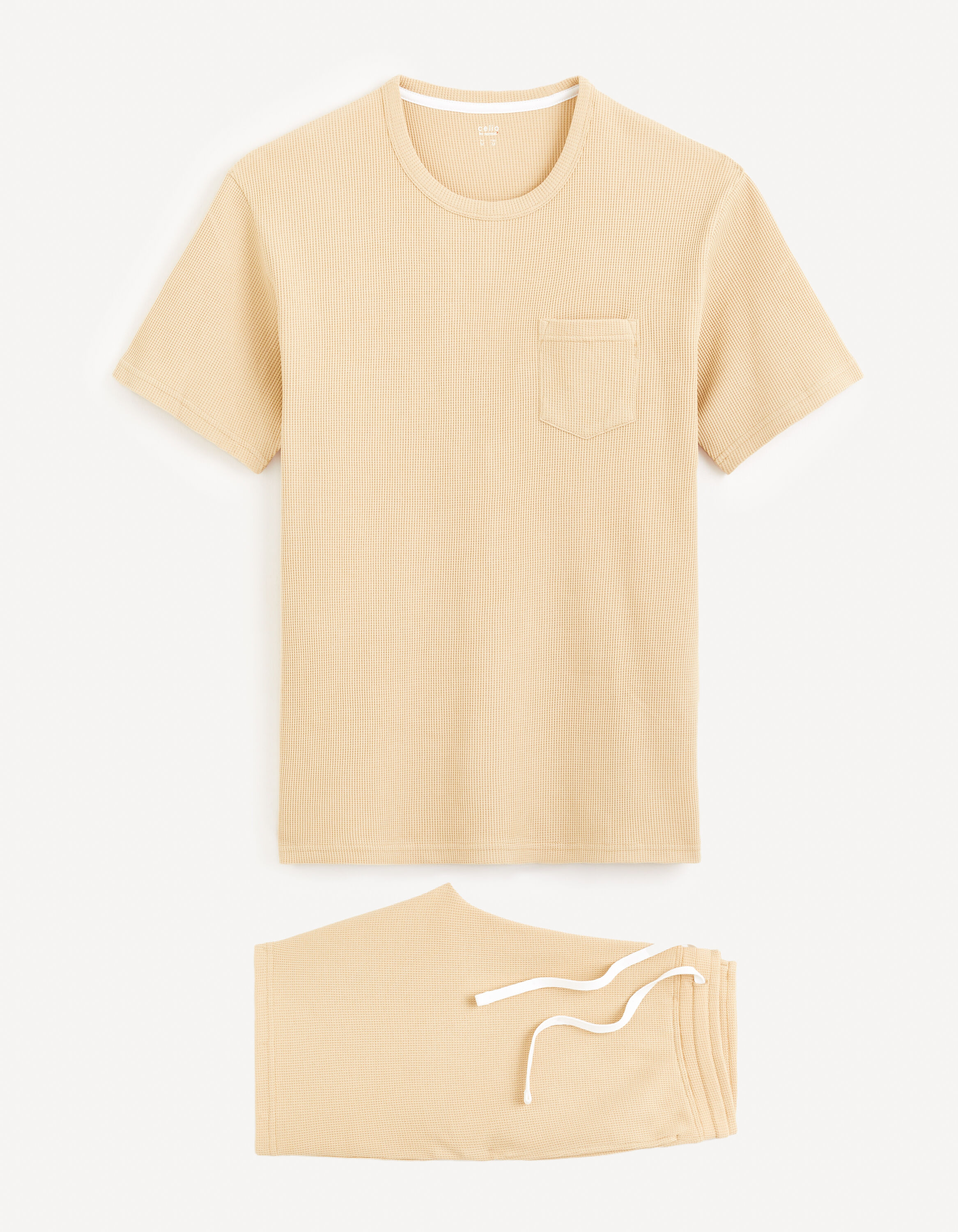Pyjama 100% coton - beige