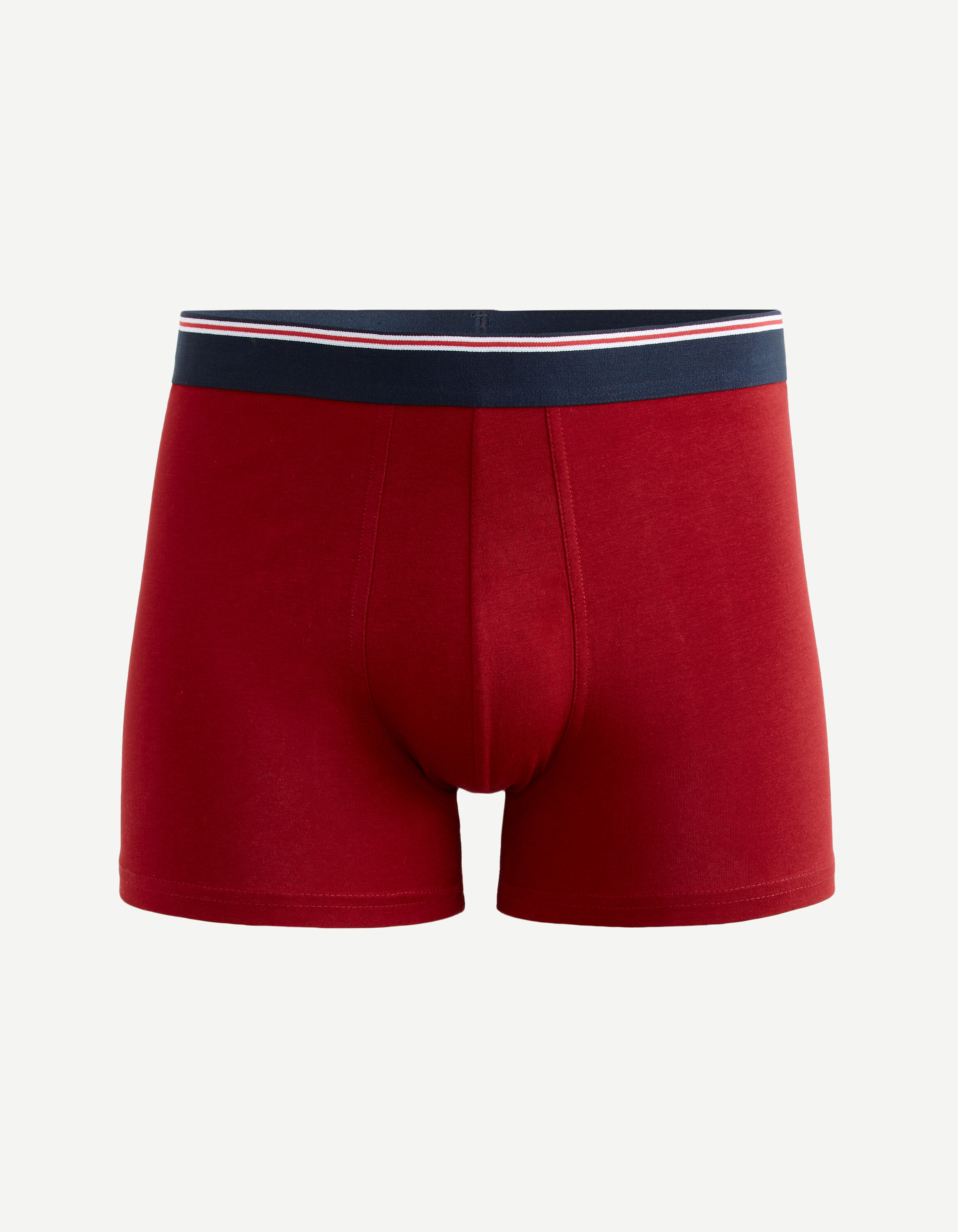 Boxer en coton stretch - bordeaux
