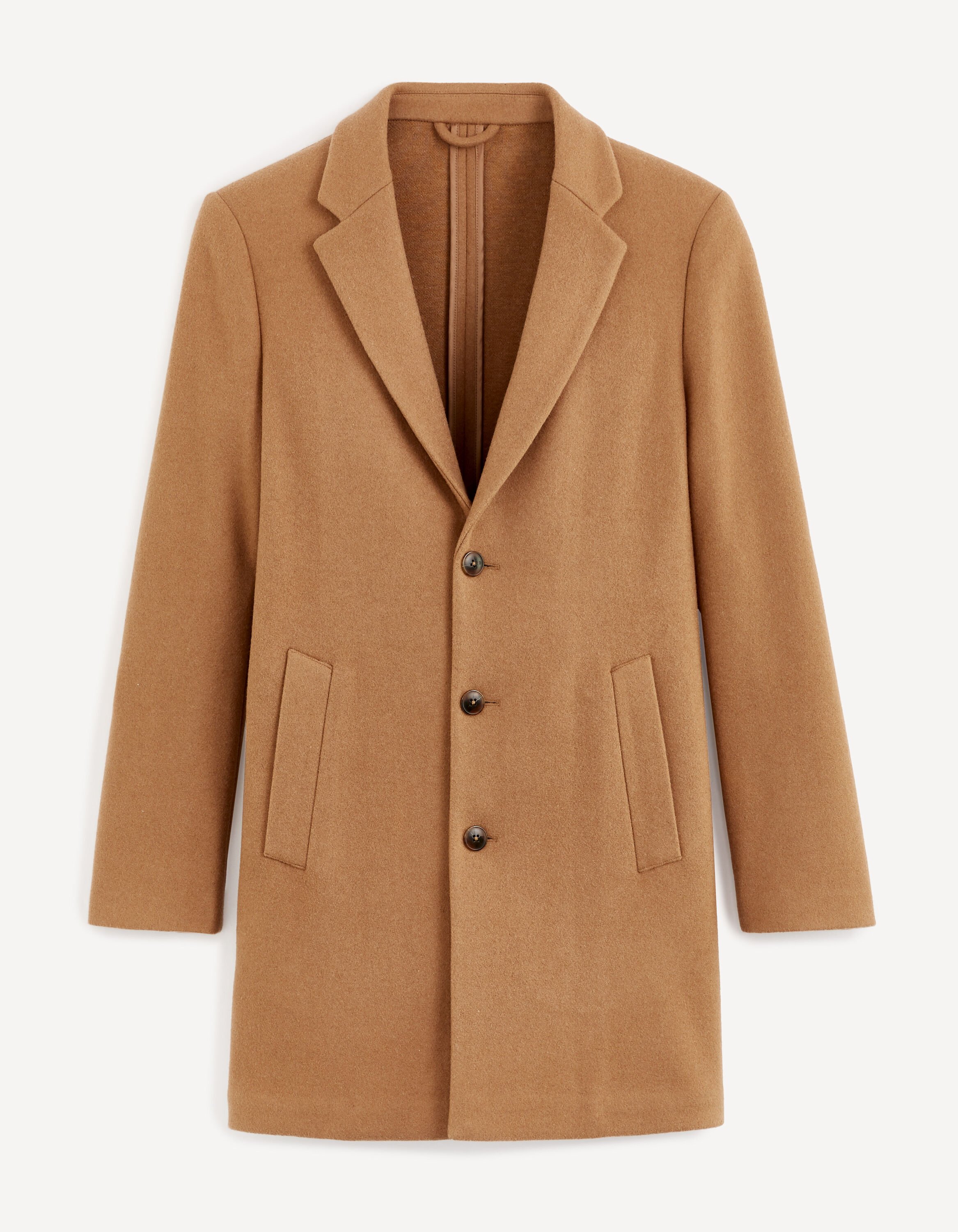 Manteau en maille - camel