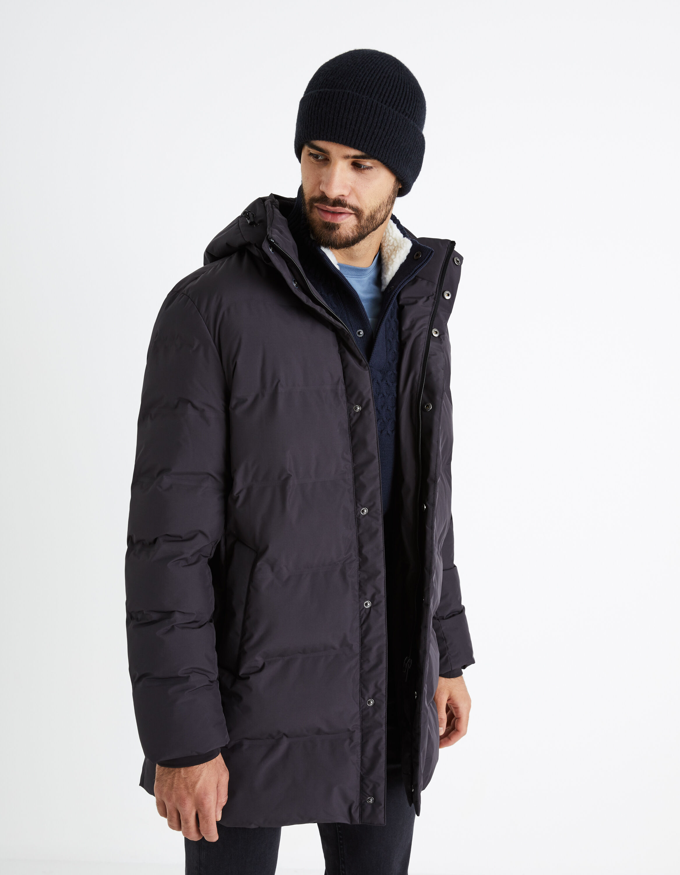 Parka doudoune grand froid - noir