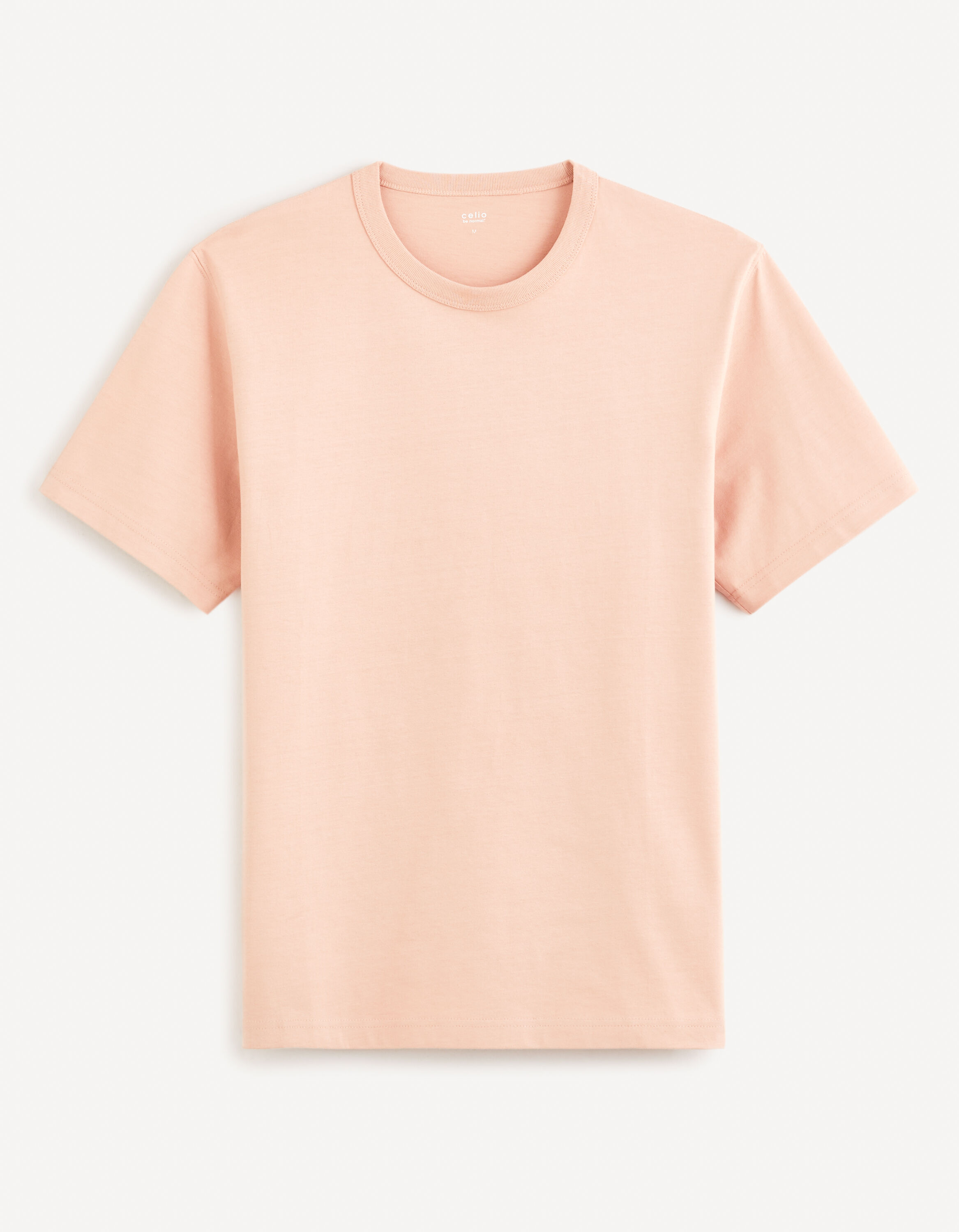 T-shirt boxy 100% coton - rouge fonc&eacute;