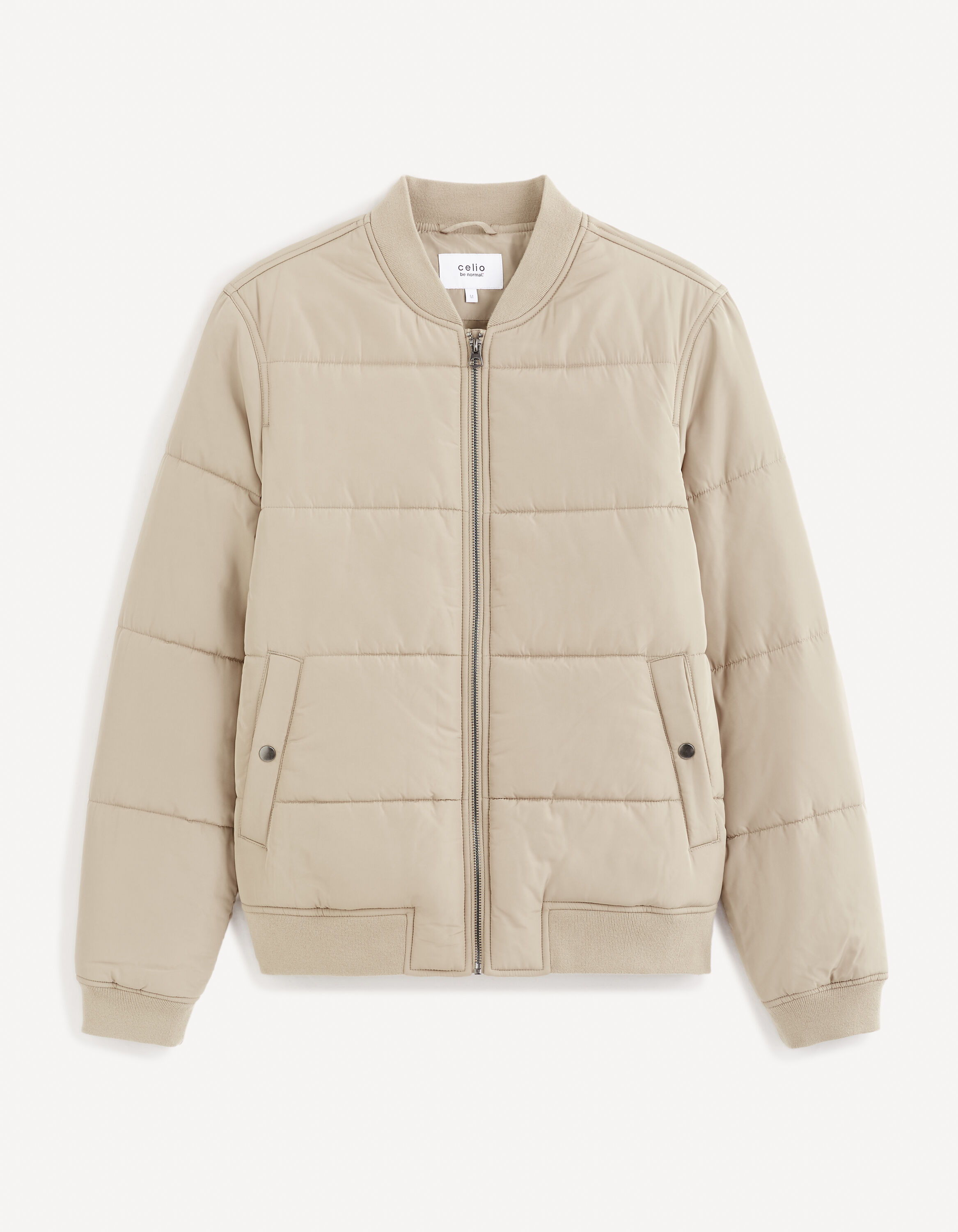 Bomber en doudoune - &eacute;cru