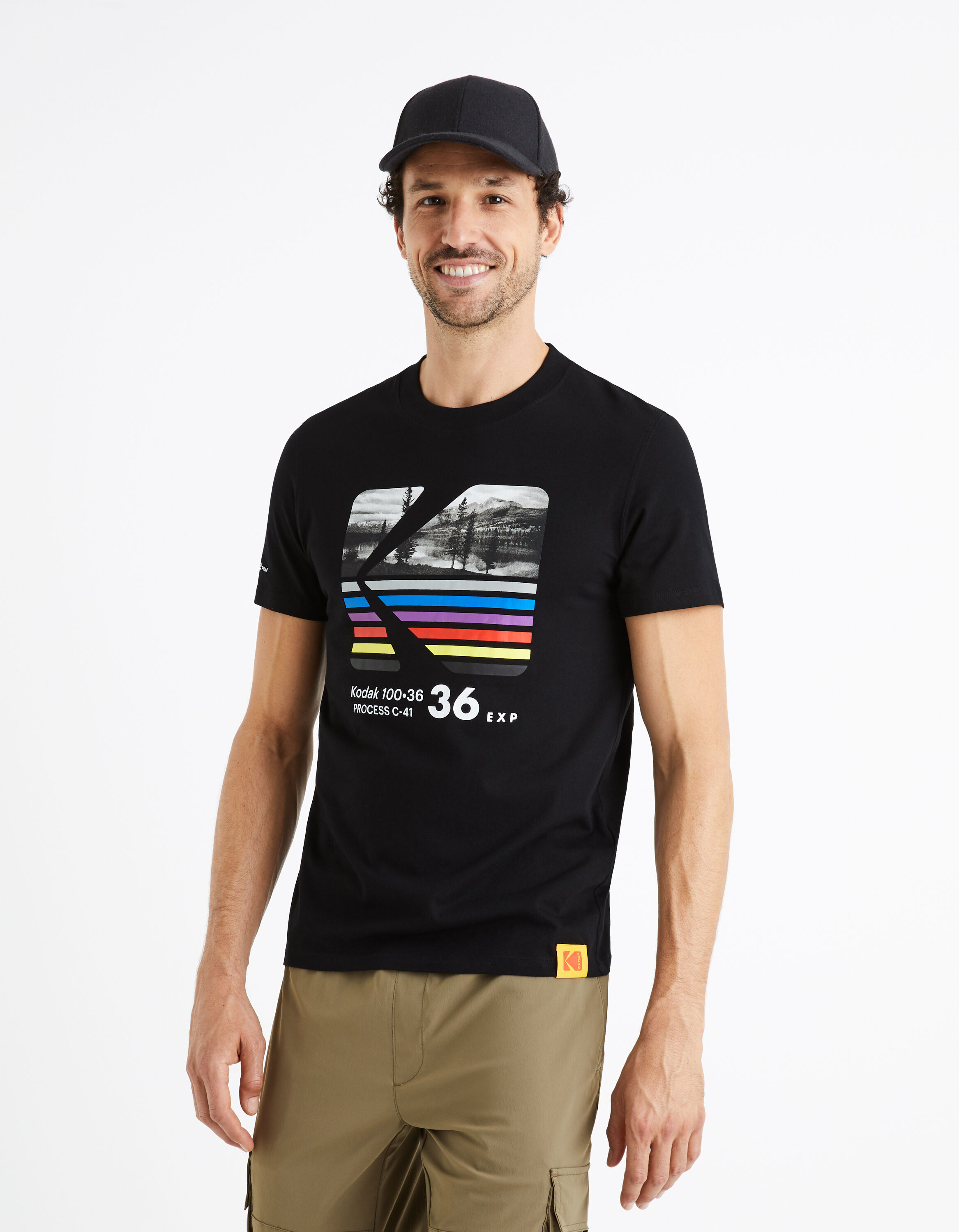 Kodak - T-shirt noir