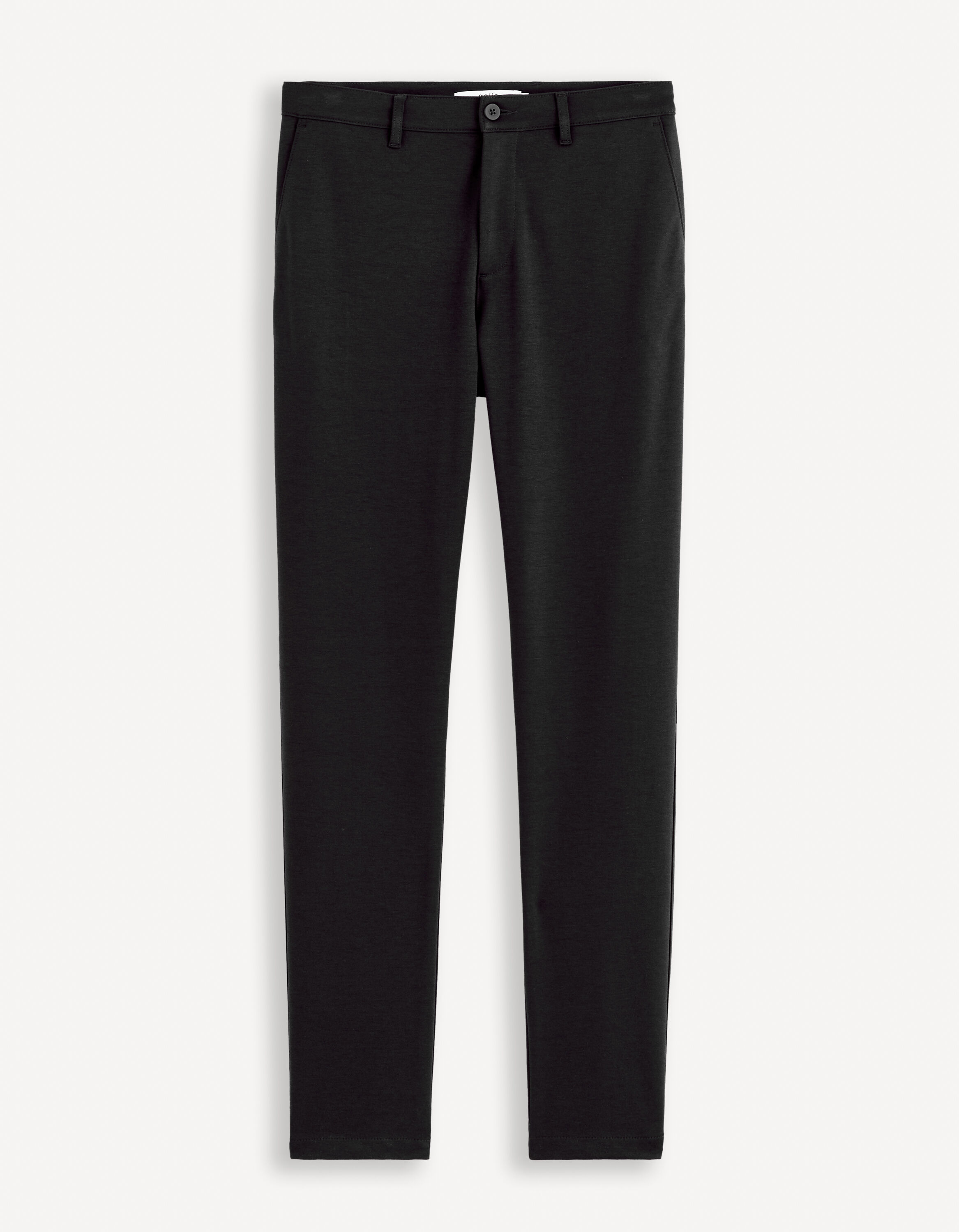 Pantalon chino en maille - noir