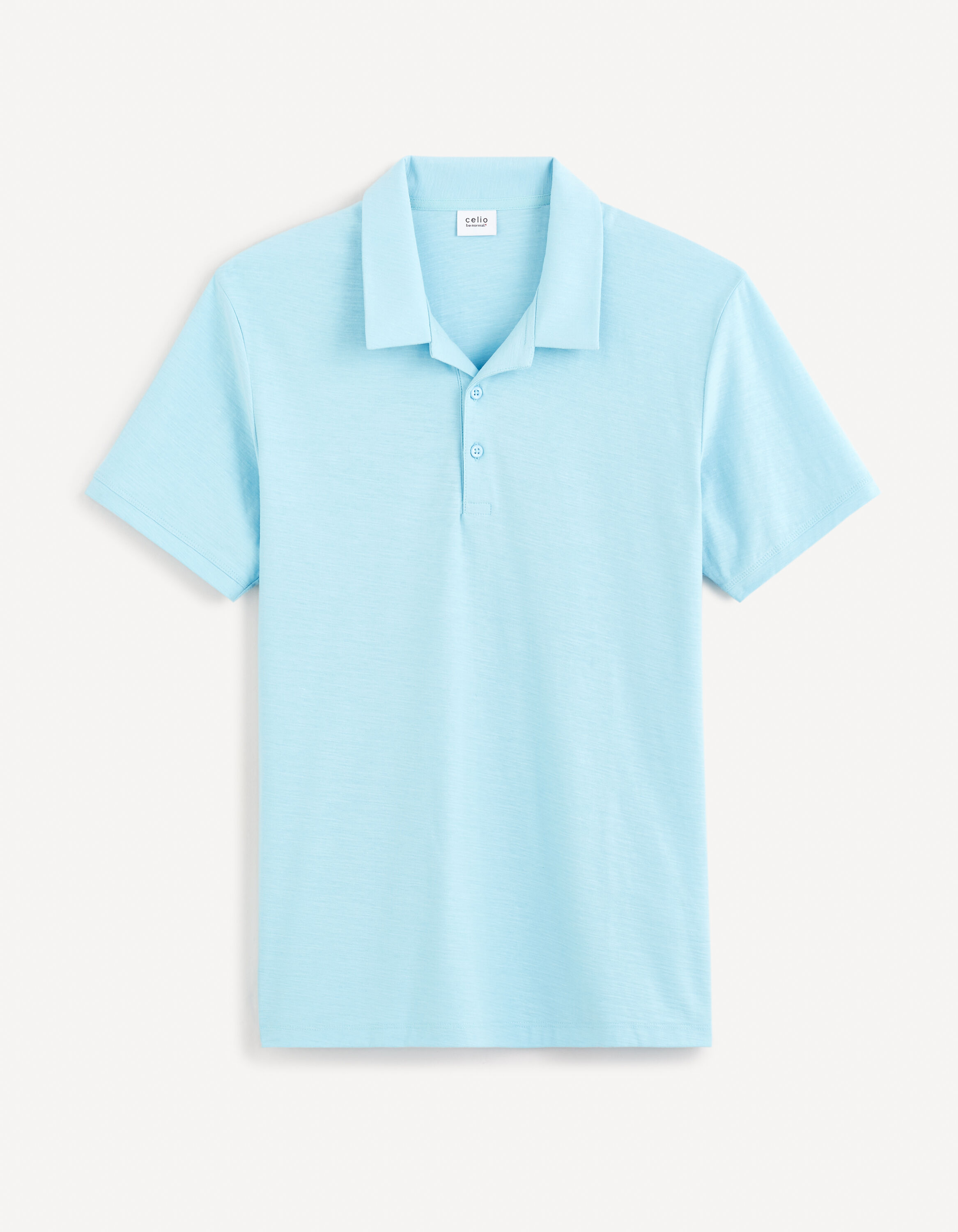 Polo col cubain - bleu