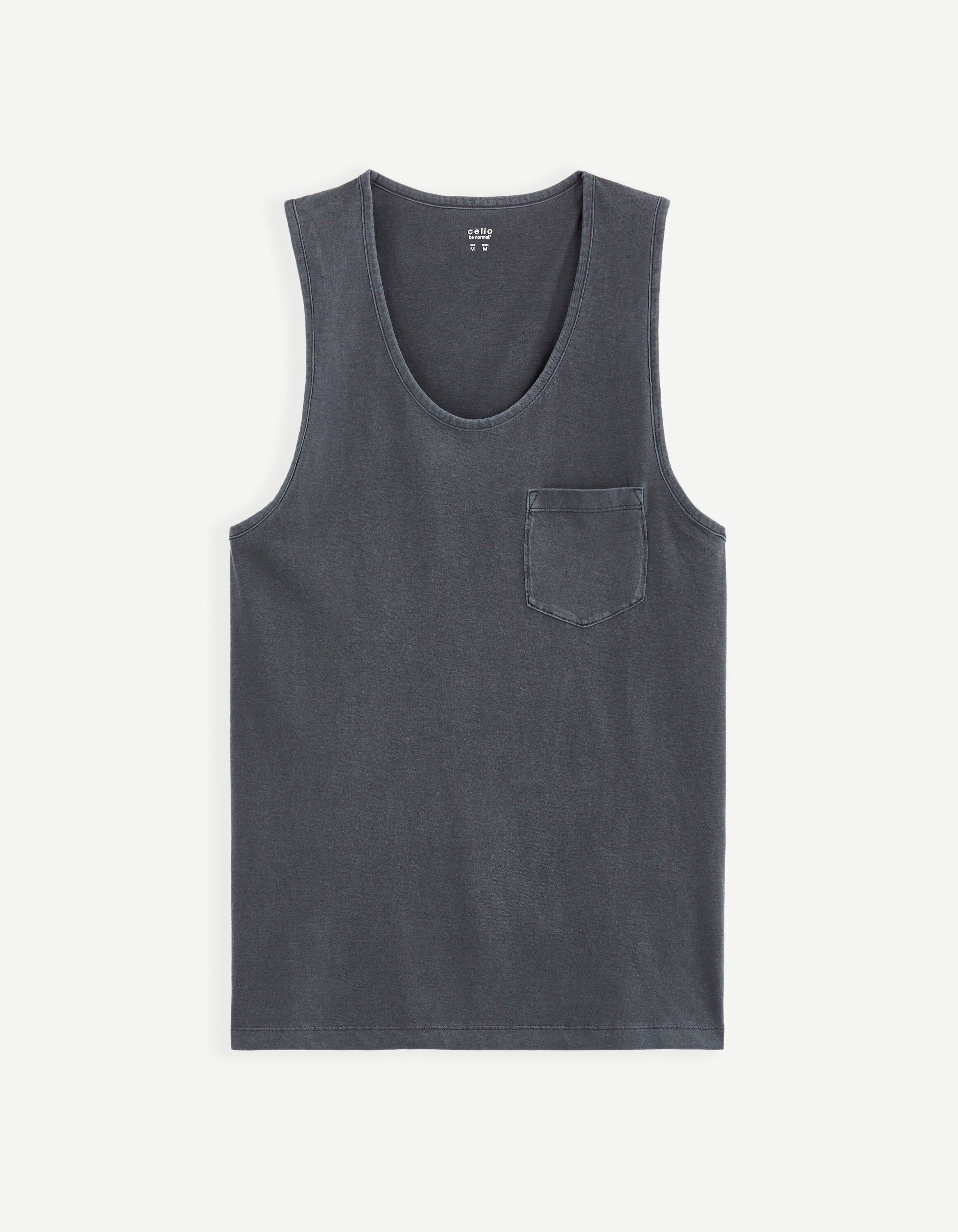 D&eacute;bardeur 100% coton -anthracite