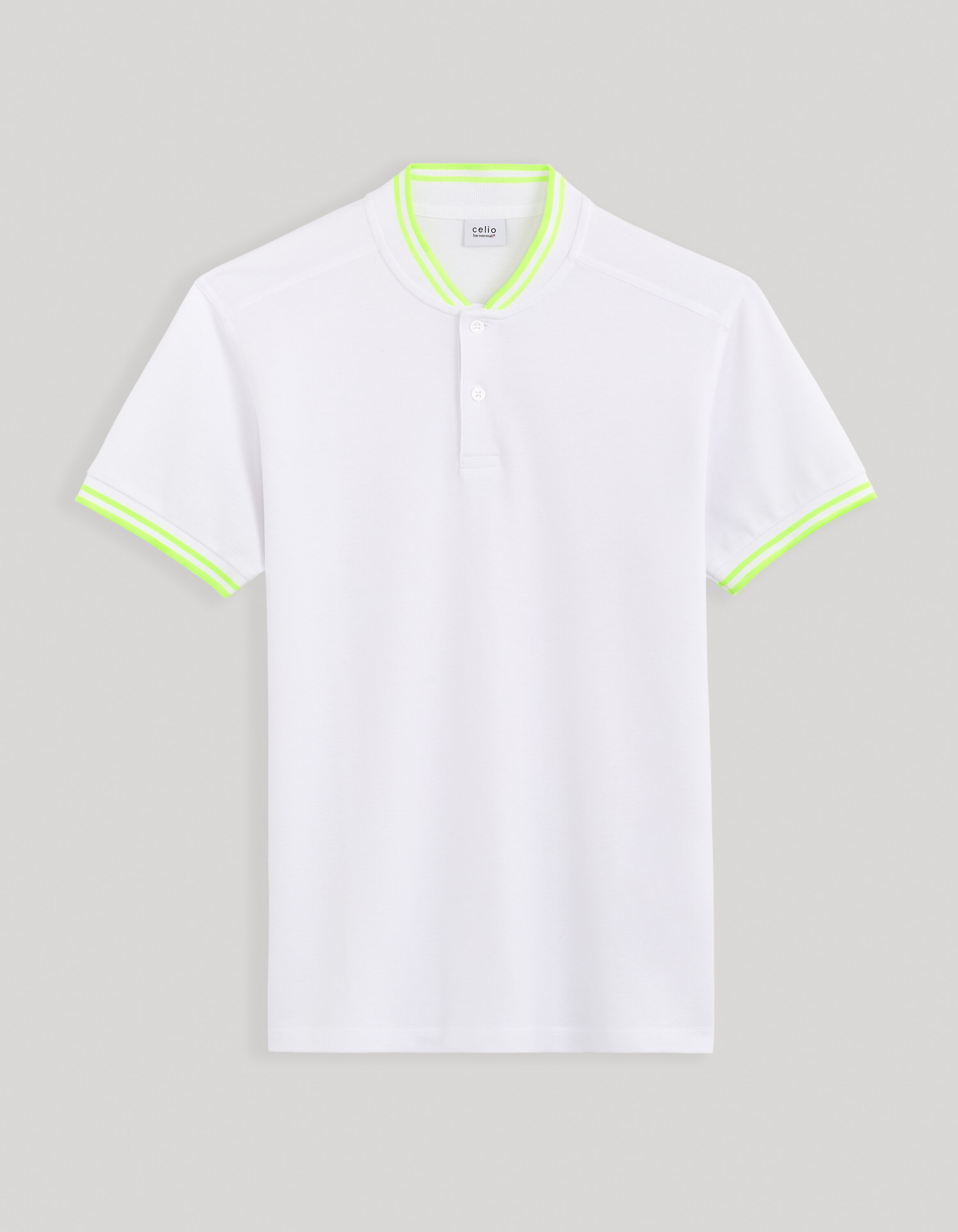 Polo piqu&eacute; 100% coton - blanc