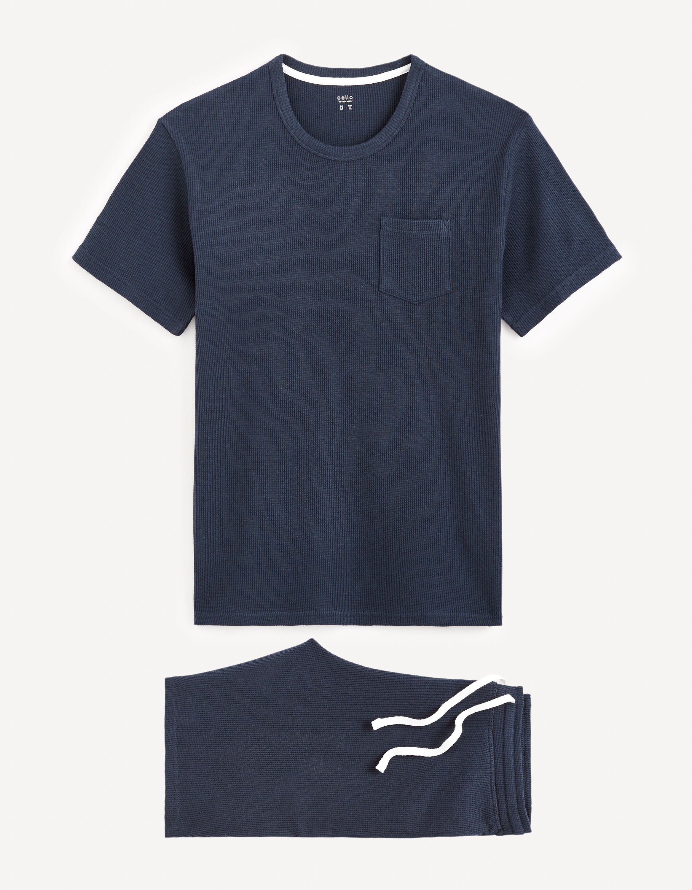 Pyjama 100% coton - marine