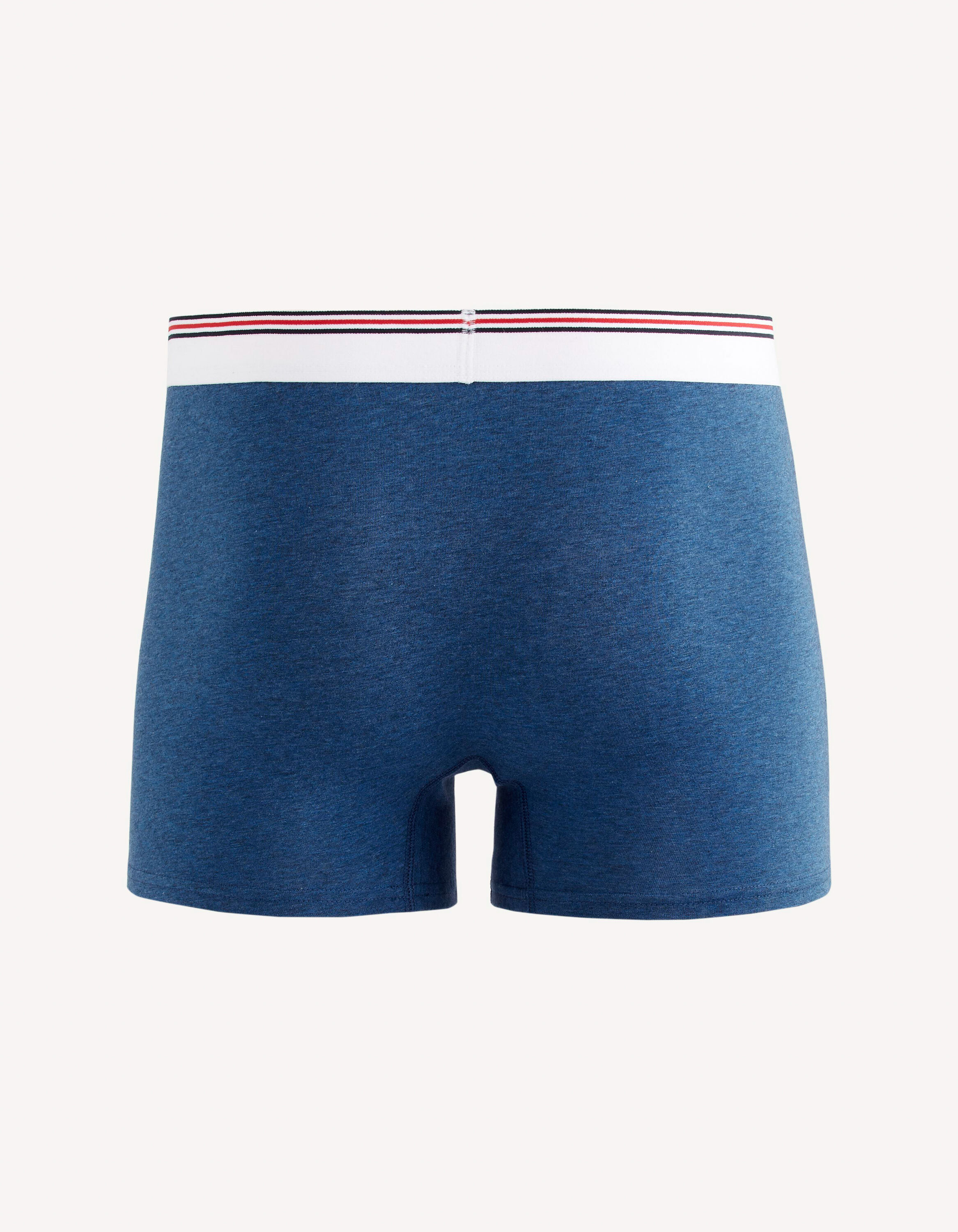 Boxer en coton stretch - bleu