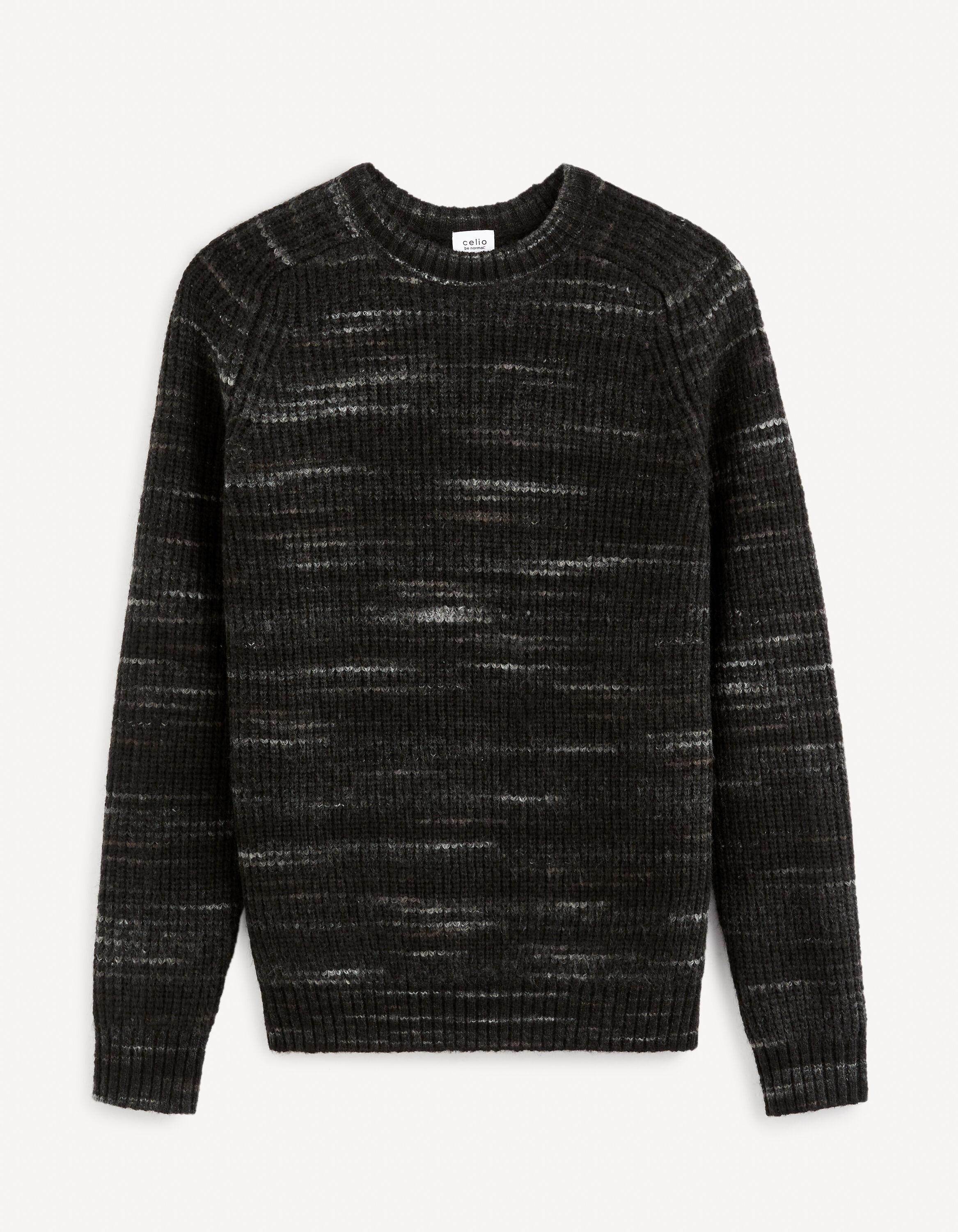 Pull col rond - noir