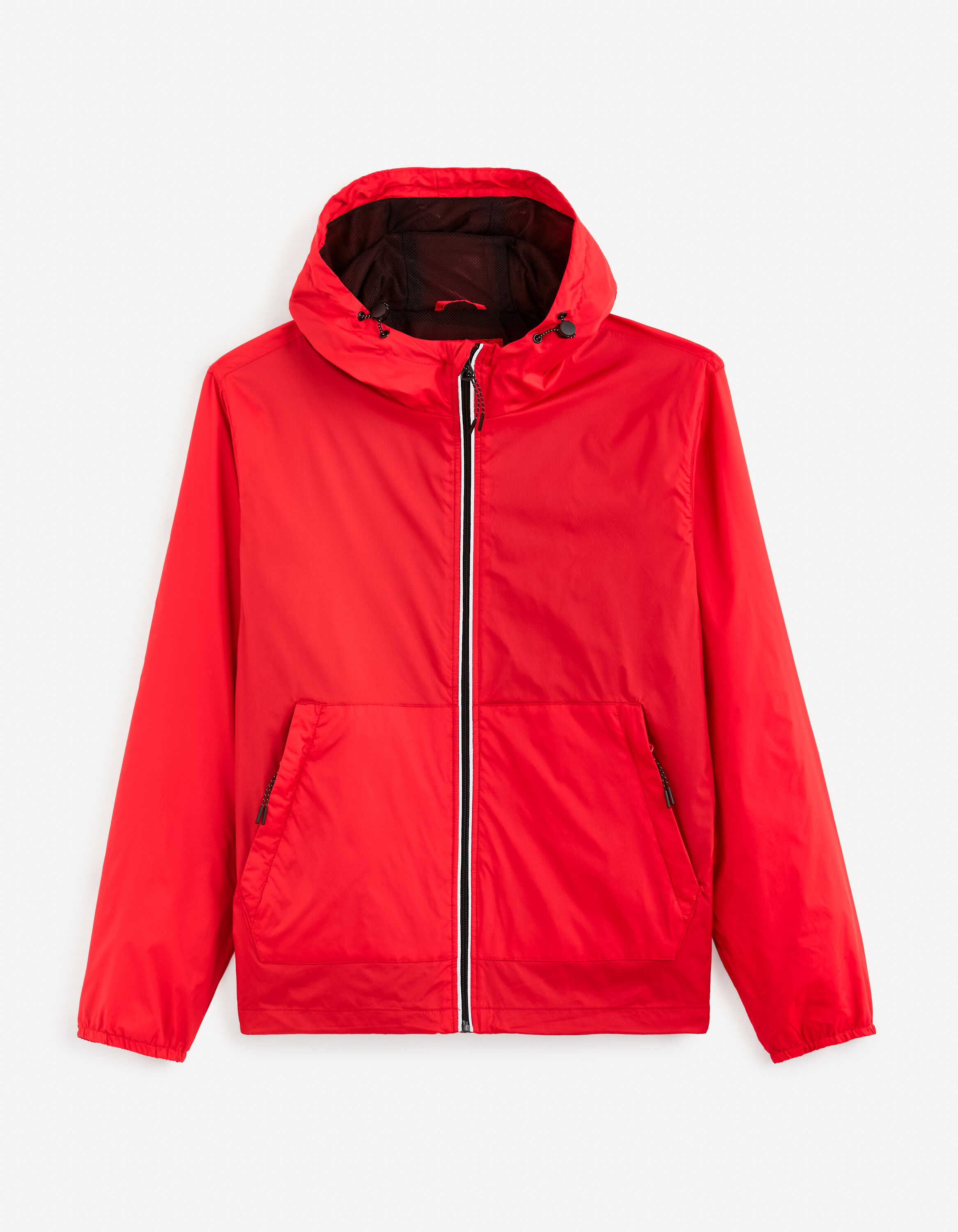 Coupe-vent &agrave; capuche - rouge