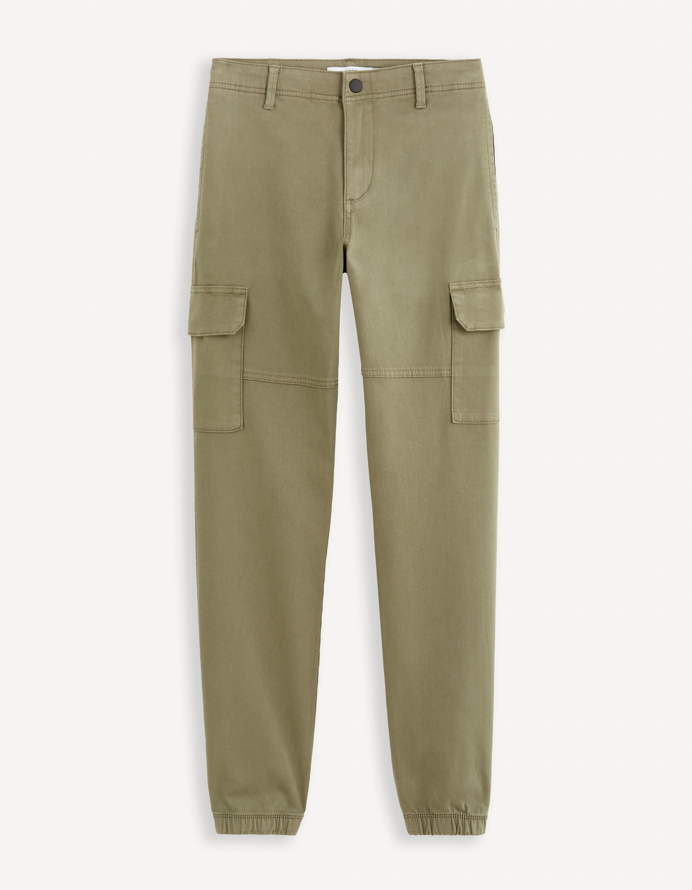 Pantalon slim cargo - kaki