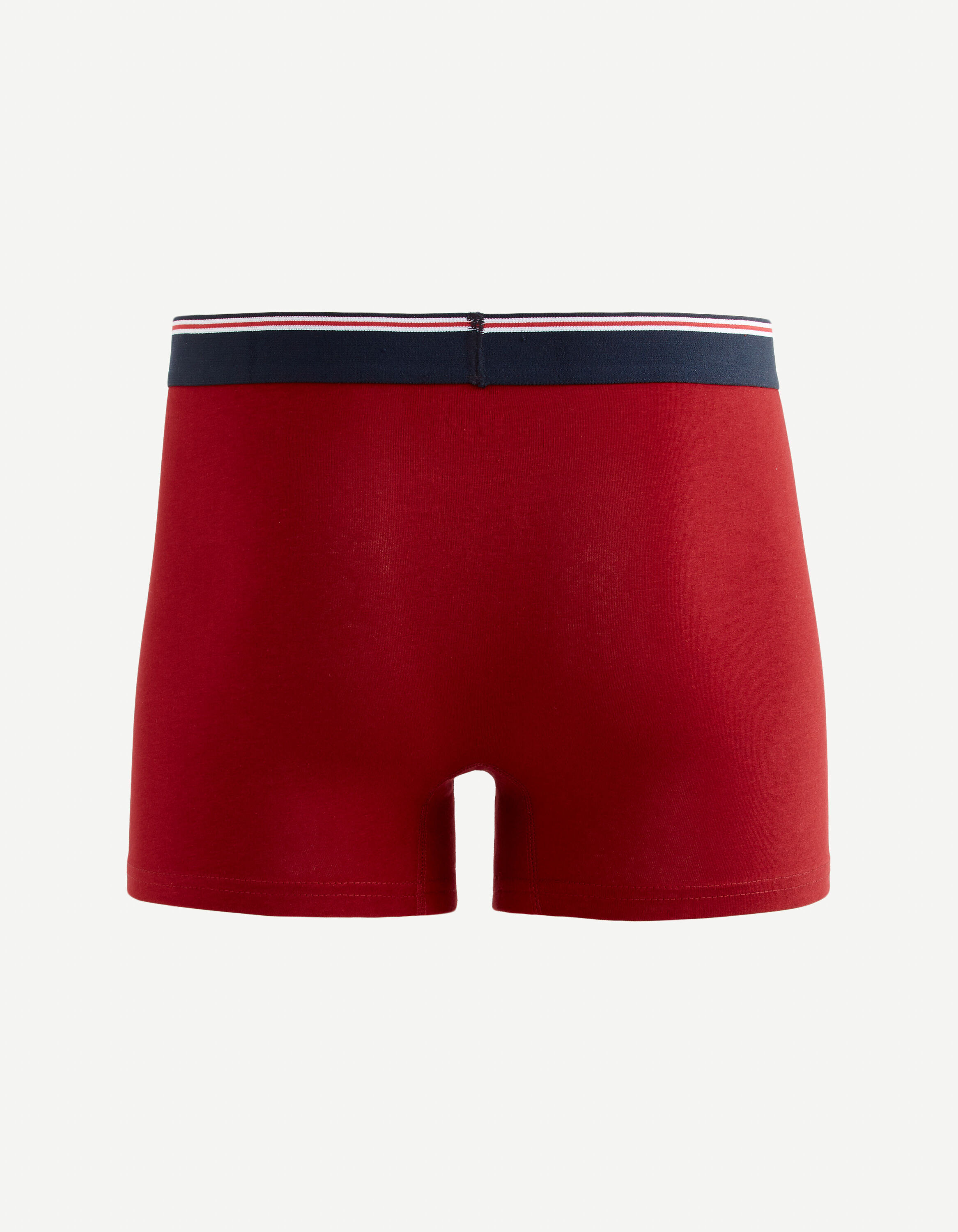 Boxer en coton stretch - bordeaux