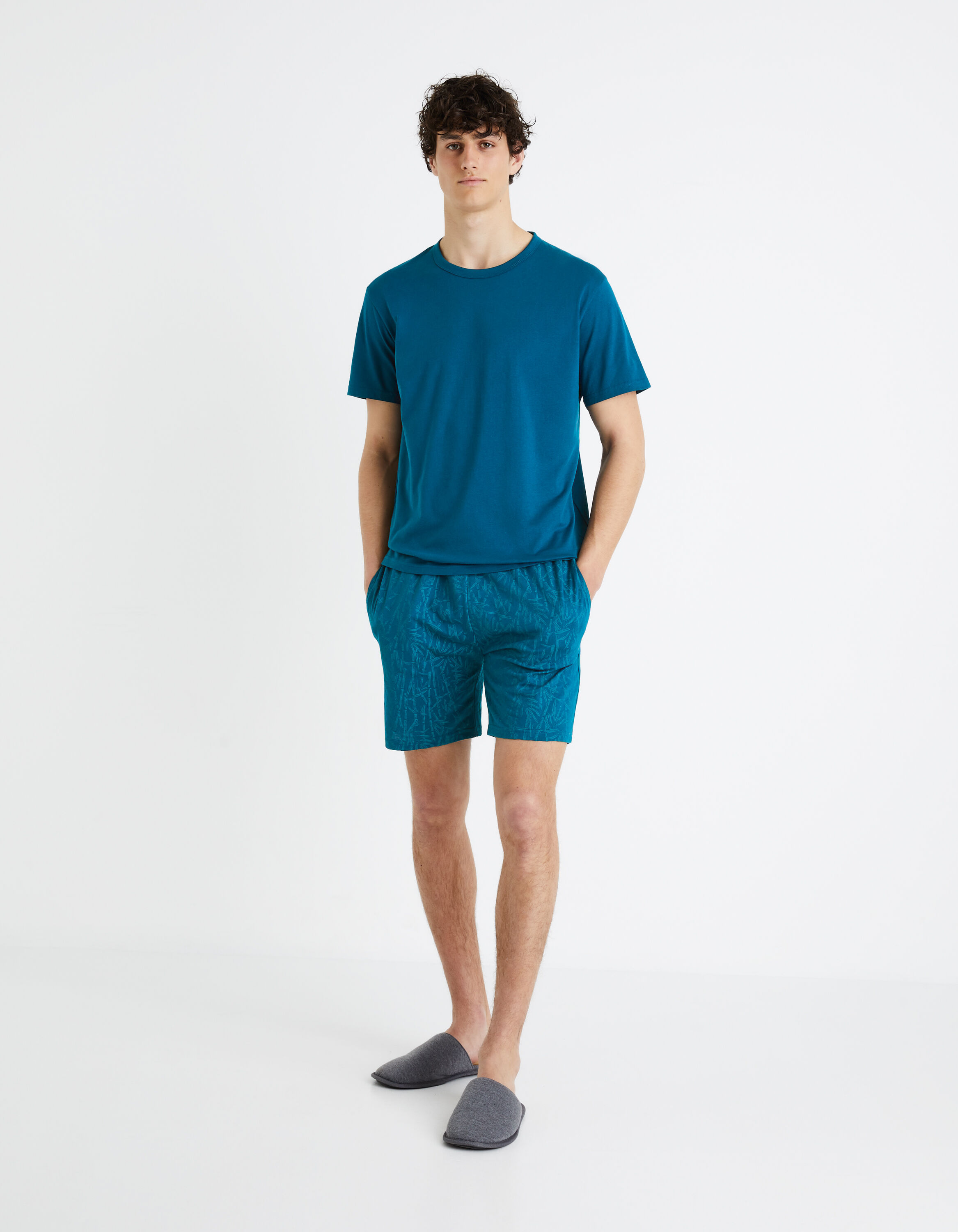 Pyjama 100% coton - bleu