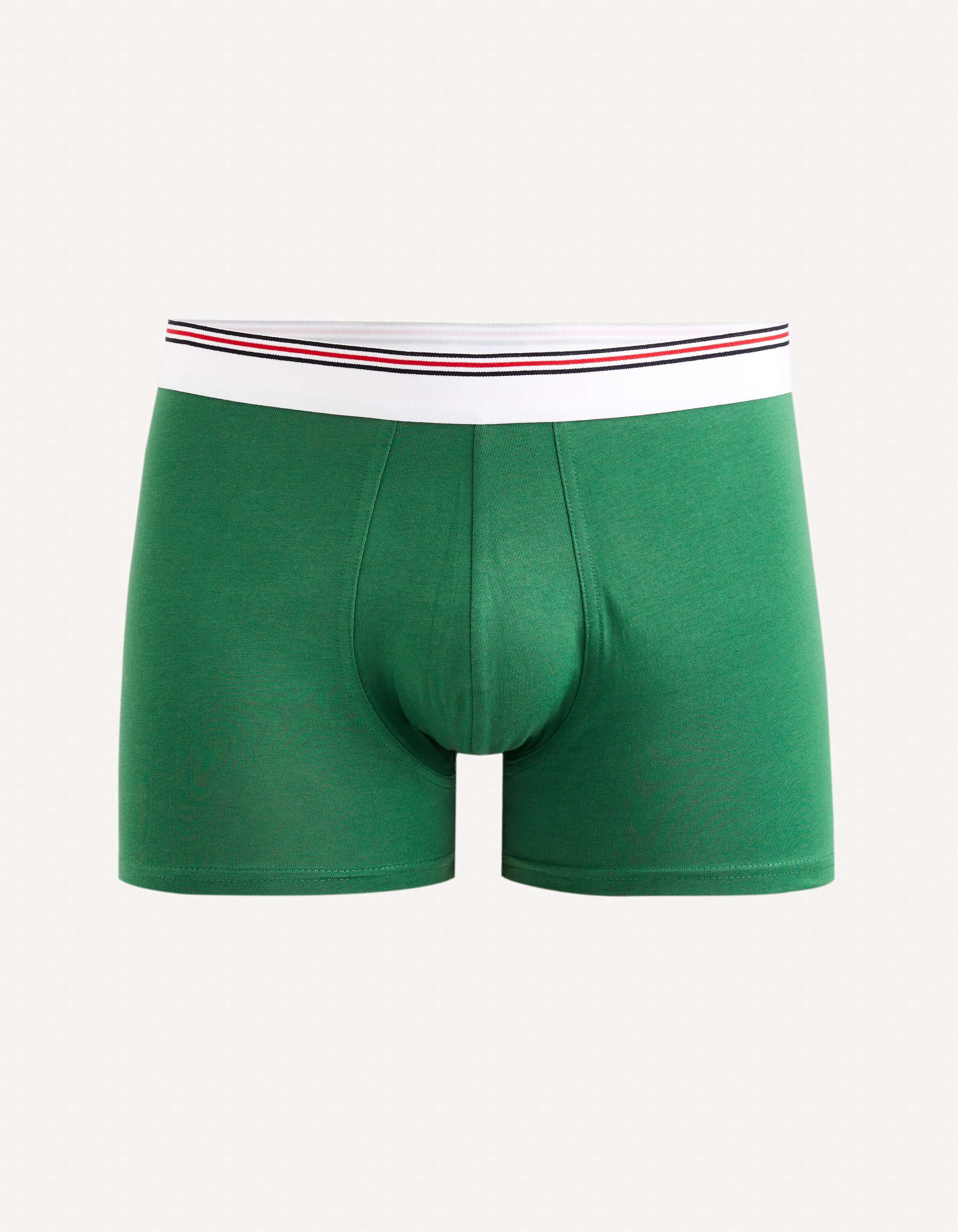 Boxer en coton stretch - vert
